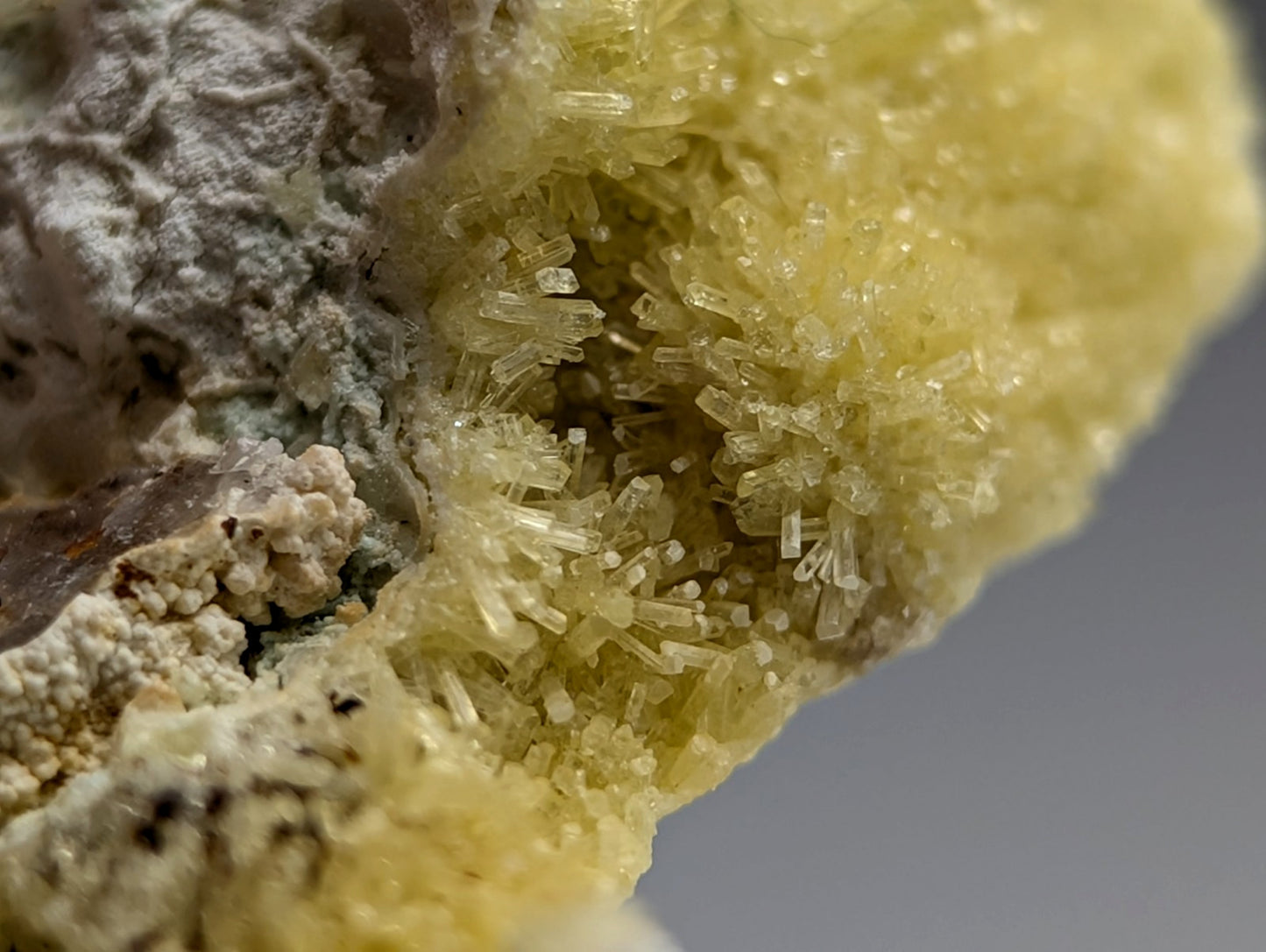 Wavellite with Variscite - Rare Old Stock - Polk County, Arkansas, Super Unique