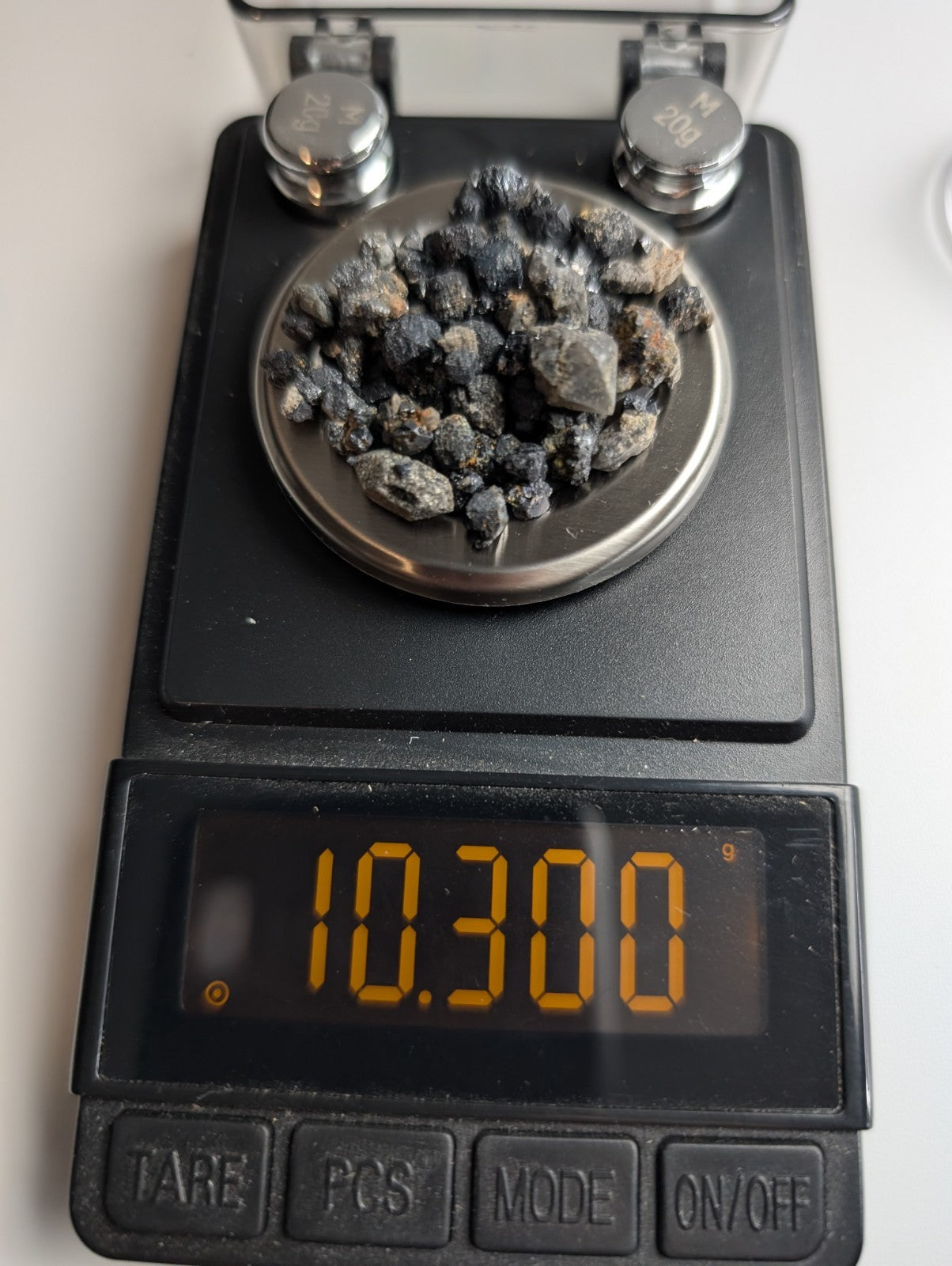 Micro Brookites + Smoky Quartz, Magnet Cove, Arkansas, Old Stock, 10+ gram set