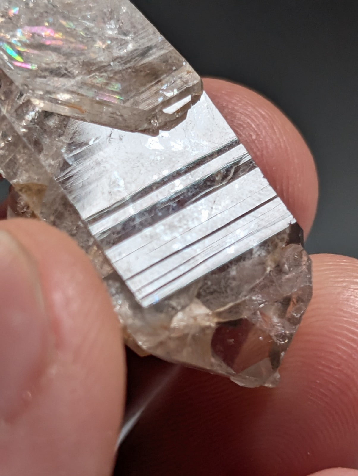 Phantom Quartz Crystal Point, Double Terminated, Garland County, Arkansas, USA