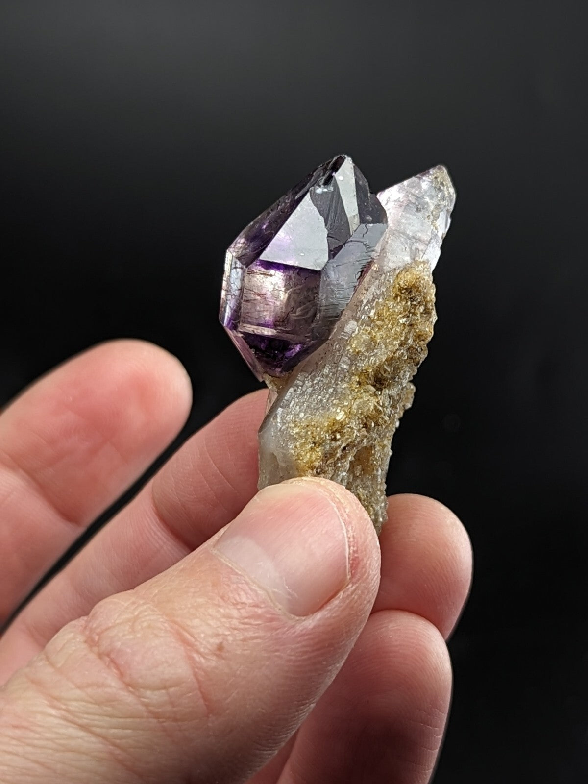 A Very Unique Shangaan Amethyst Scepter Crystal from Chibuku Zimbabwe