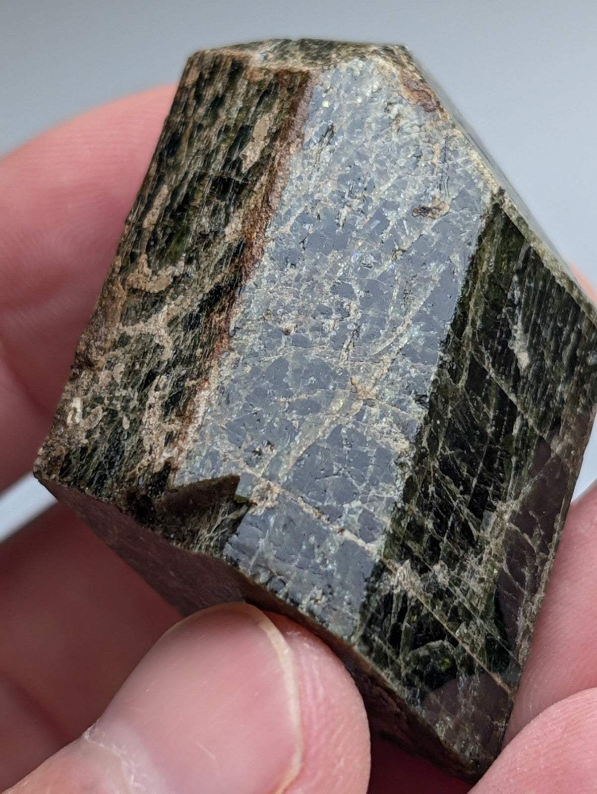 Diopside  (Ex Henry Delinde Collection) Yates Mine, Quebec, Canada, 1977
