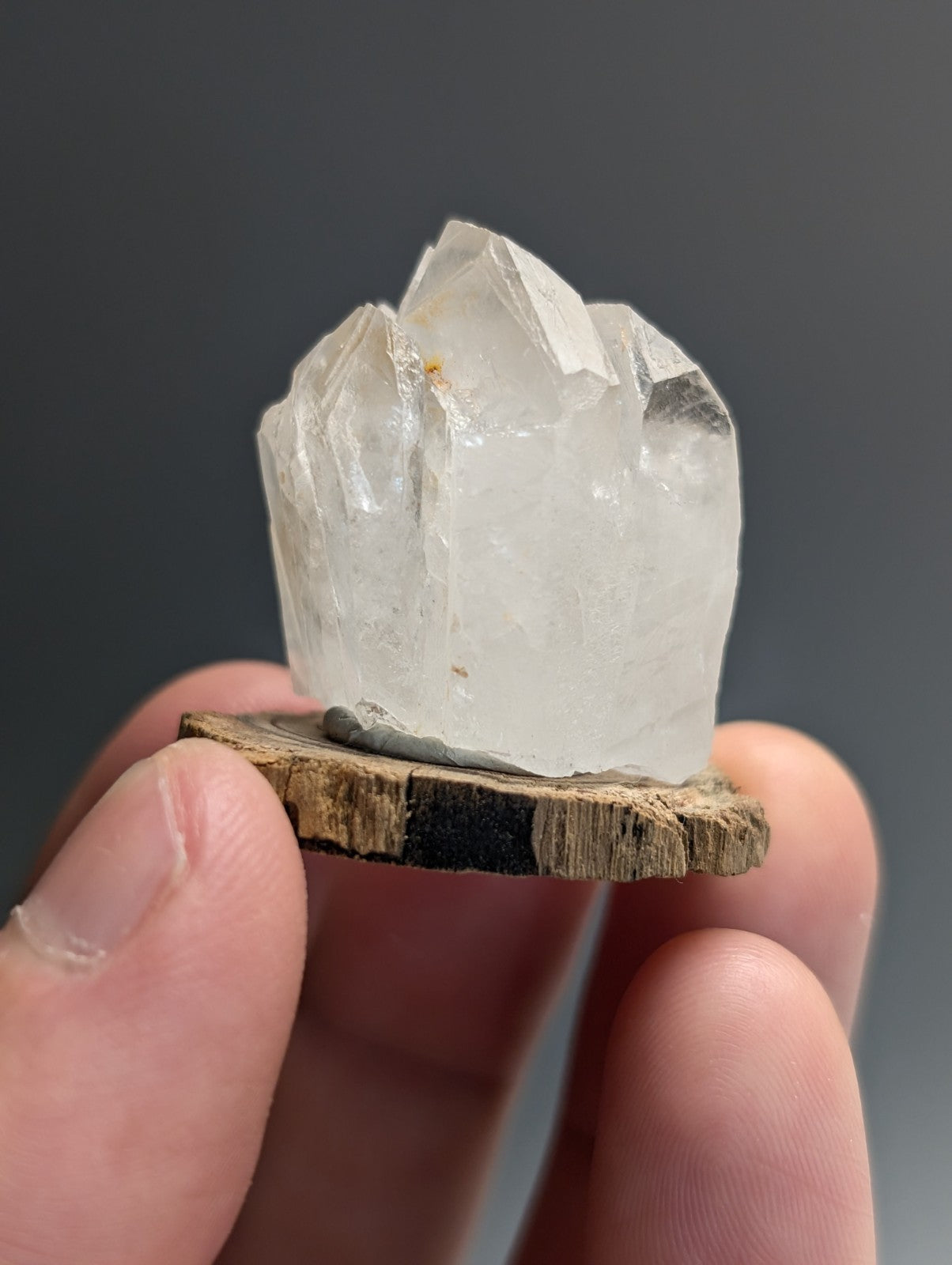 Growth Interference Quartz Crystal - Montgomery County, Arkansas, ooak, Unique