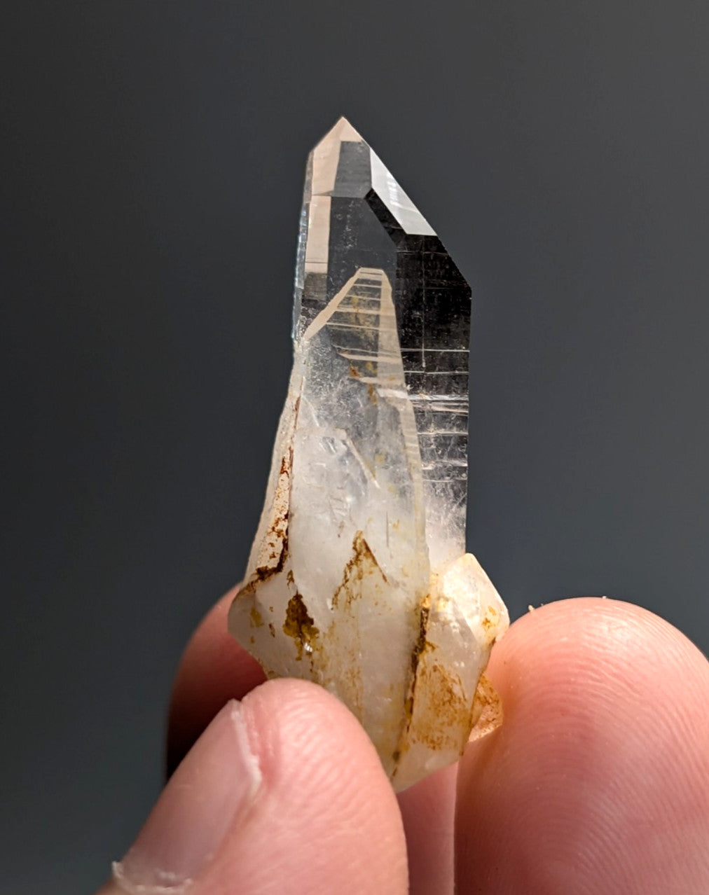 VERY Unique Quartz Crystal Point, Old Stock, Montgomery County, Arkansas, USA