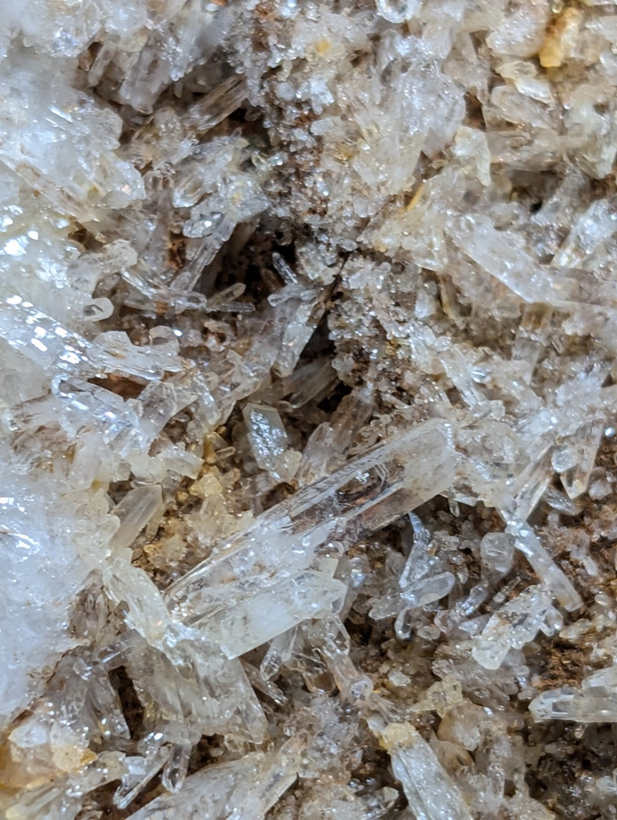Large Faden Quartz Crystal Cluster, Old Stock, Montgomery County, Arkansas, ooak