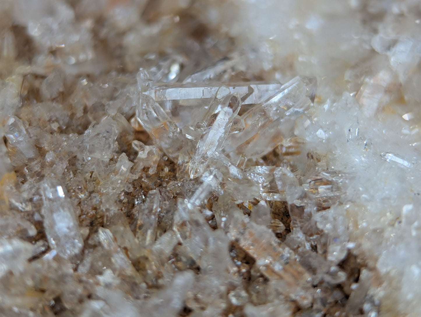 Large Faden Quartz Crystal Cluster, Old Stock, Montgomery County, Arkansas, ooak