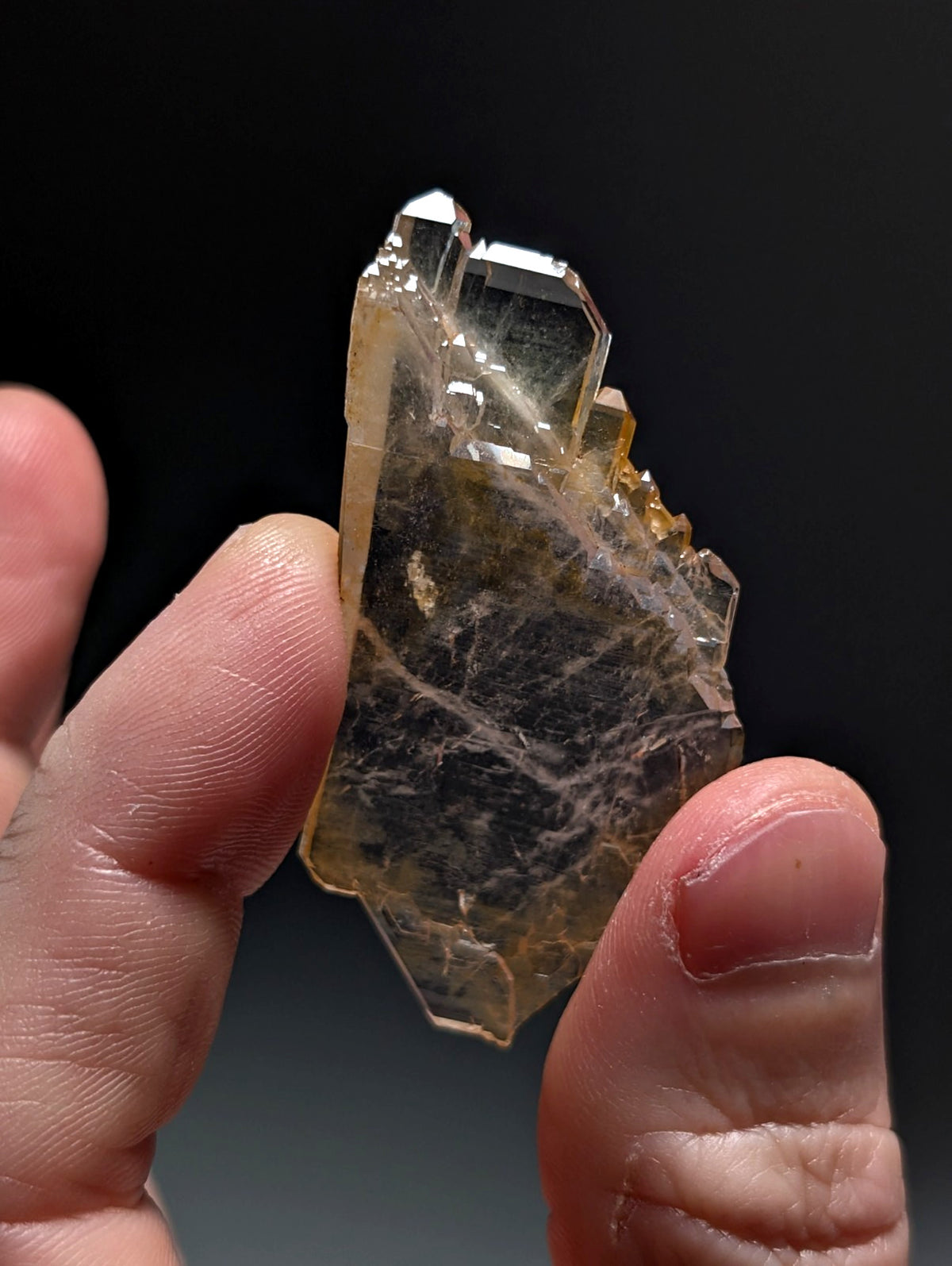 VERY Unique Faden Sheet Quartz Crystal, Garland County, Arkansas, USA, A+