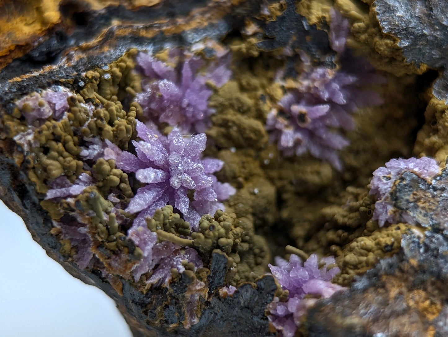 Super Rare Strengite + Kidwellite, etc, Coon Creek Mine, Polk Co, Arkansas, A+++