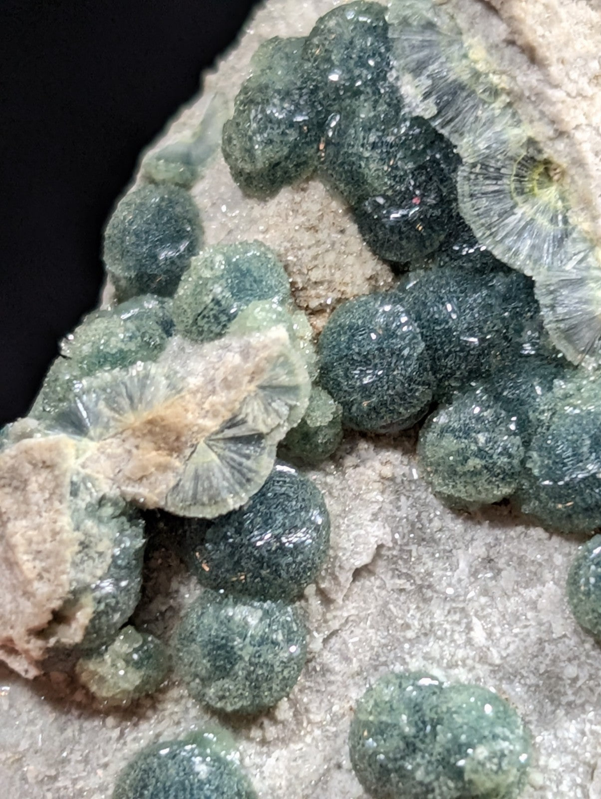 A+ Blue-Green Wavellite -Old Stock - Delinde Claim -Garland County, Arkansas