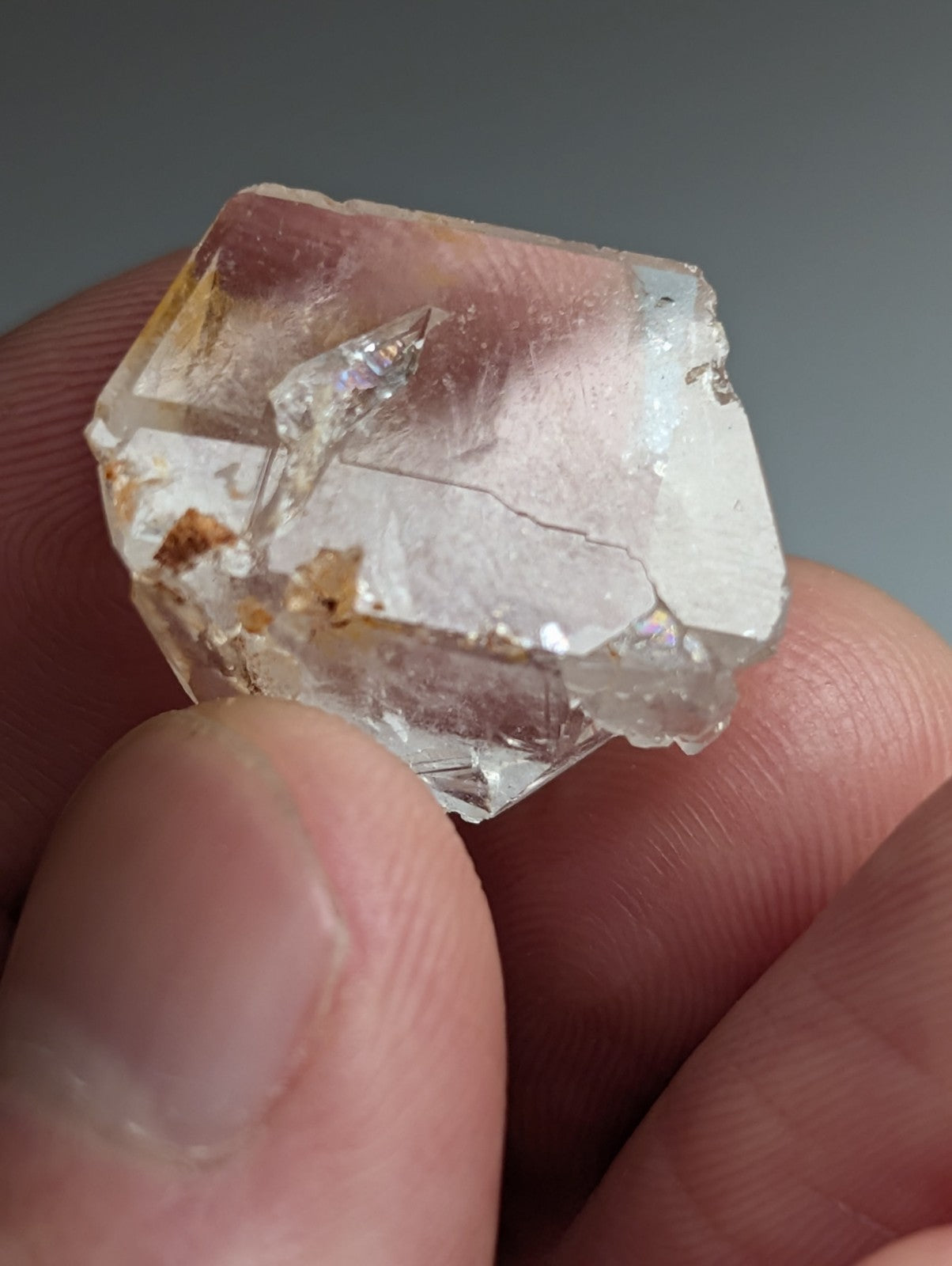 Unique Quartz Crystal Point w/ DT form, Garland County, Arkansas, USA