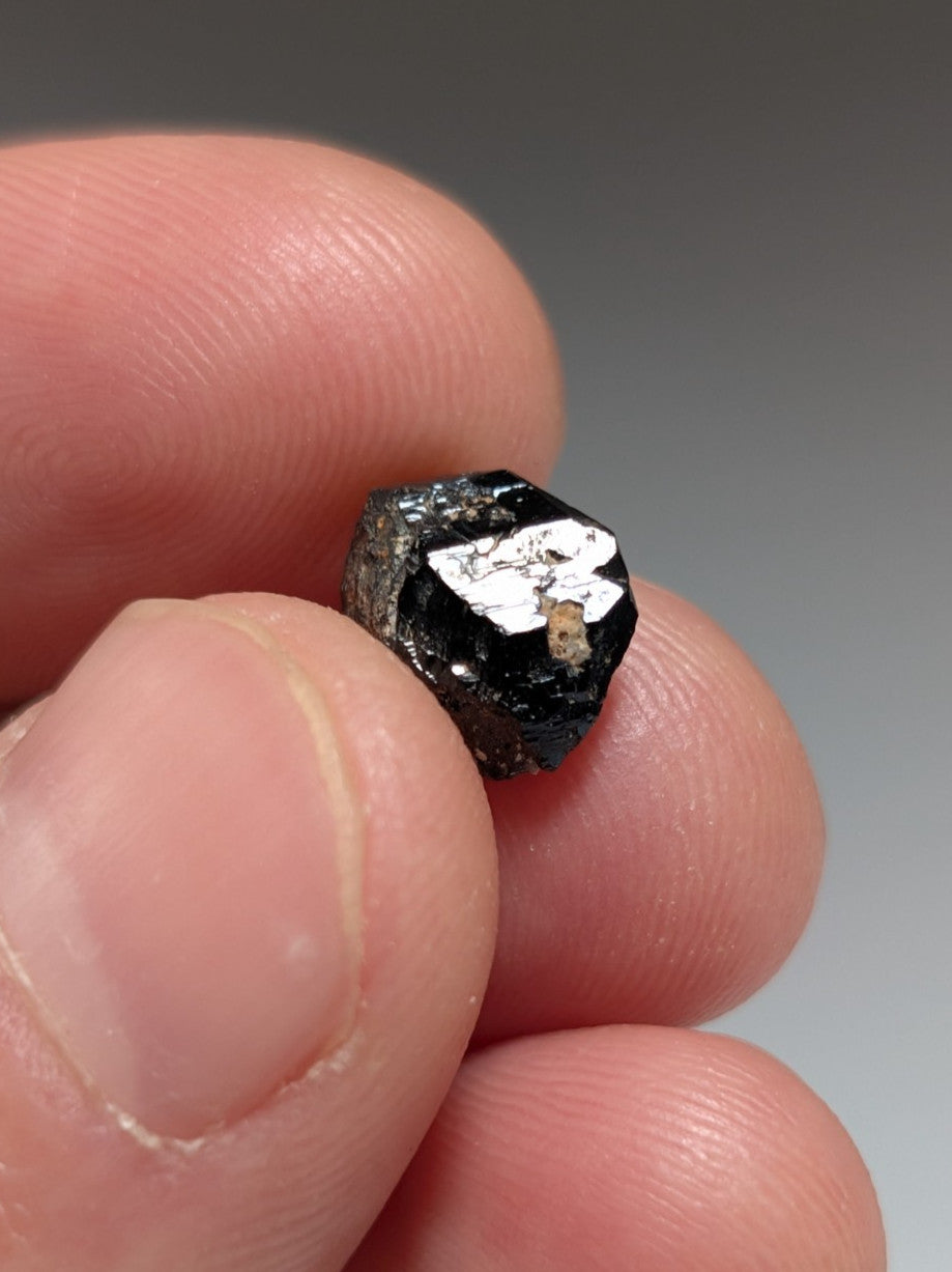 Garnet w/ Fluorapatite OOAK set of 4, Magnet Cove, Arkansas, ex Henry Delinde