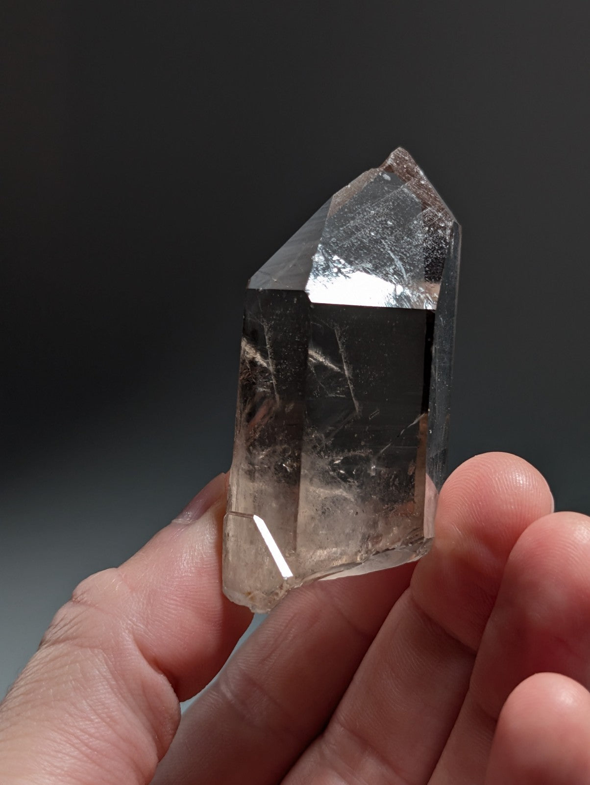 Natural Smoky Quartz Crystal w/Very unique inclusions, Garland Co. Arkansas RARE