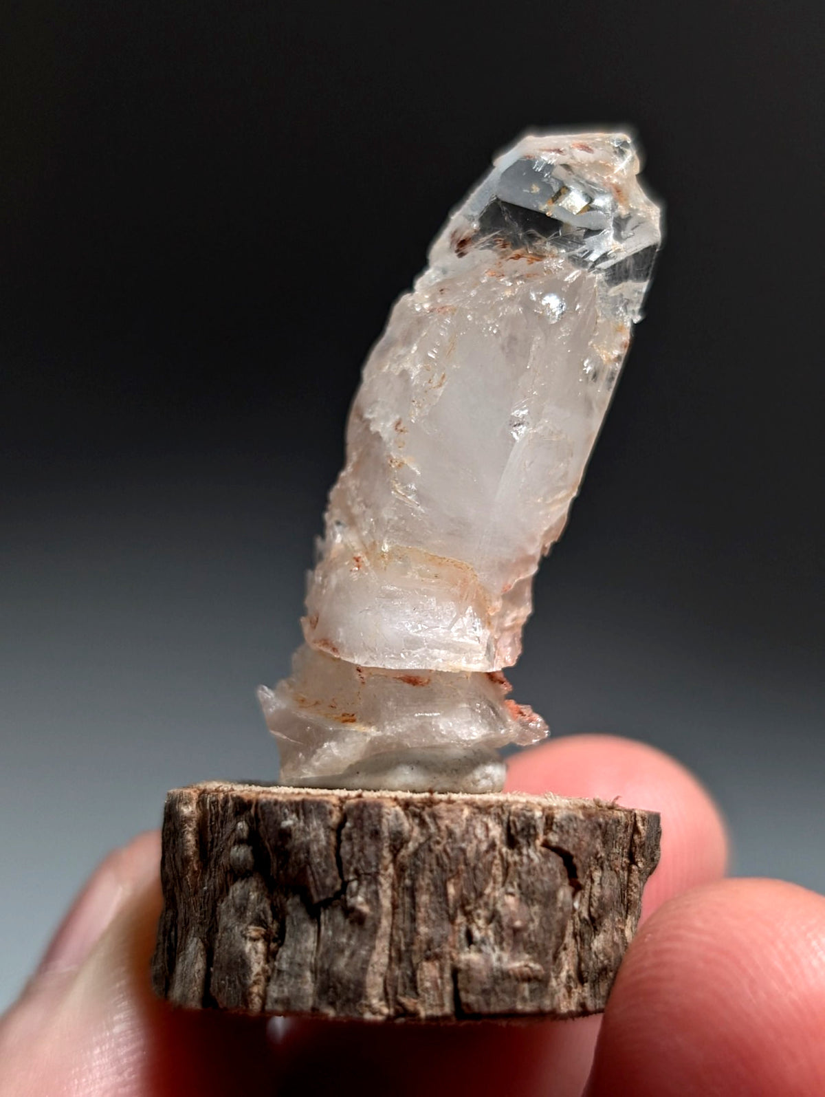 Growth Interference Quartz Crystal - Montgomery County, Arkansas, ooak, Unique