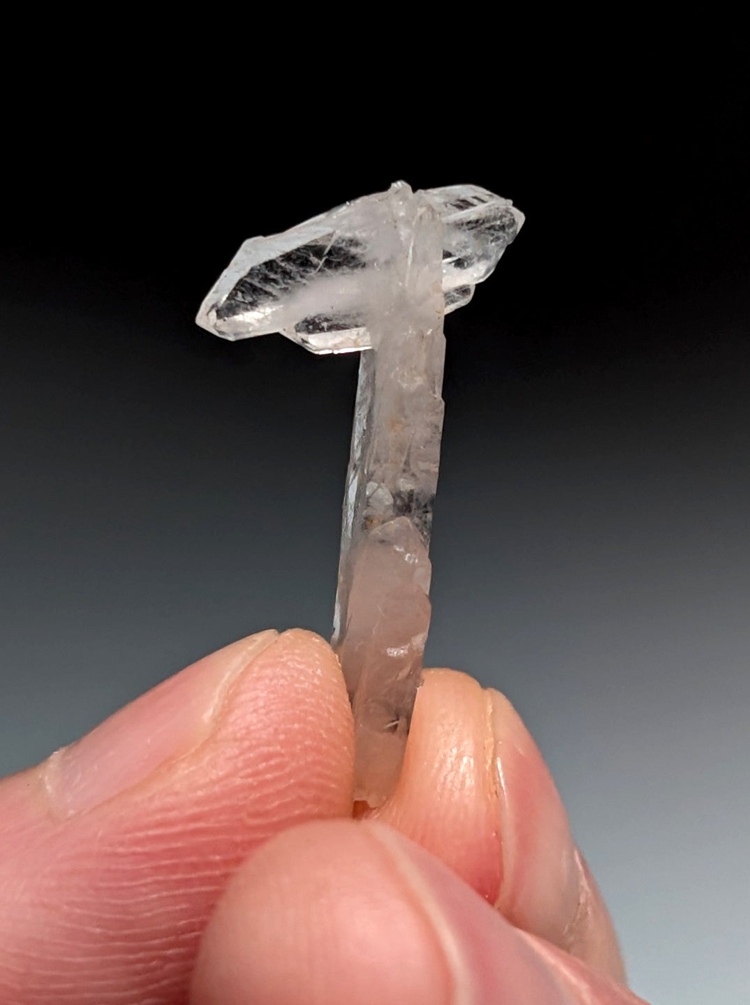 Set of 3 Faden Quartz Crystals, Montgomery County, Arkansas, USA, OOAK/Unique!