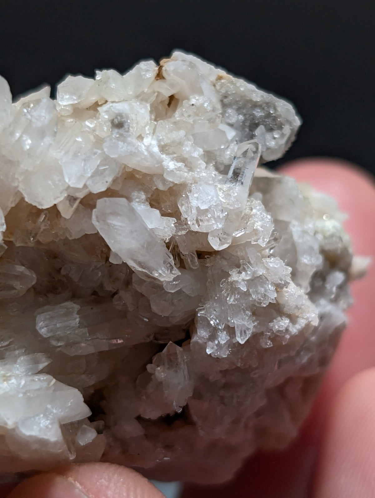 Solution Quartz Crystal Cluster, Saline County, Arkansas, USA, Old Stock