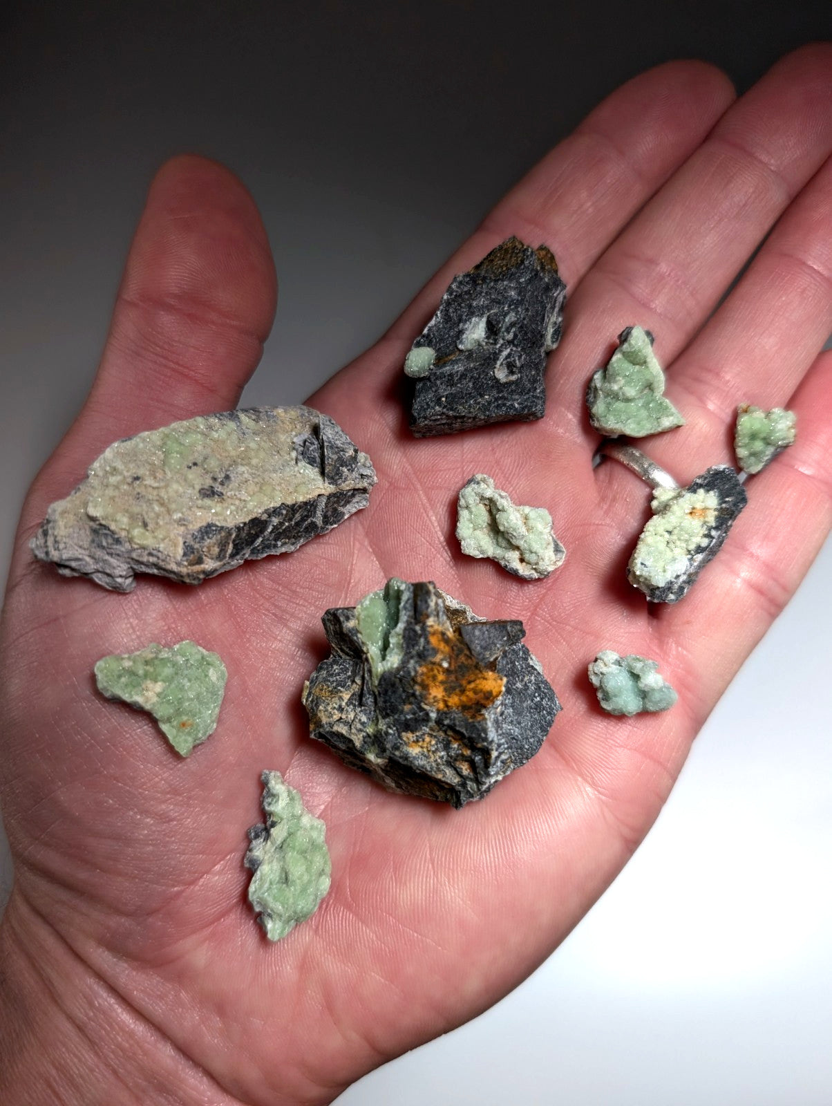 Set of 10 Wavellites - Fantastic Old Stock - Mauldin Mountain, Arkansas, ooak