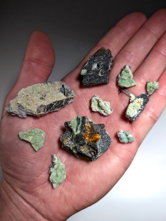 Set of 10 Wavellites - Fantastic Old Stock - Mauldin Mountain, Arkansas, ooak