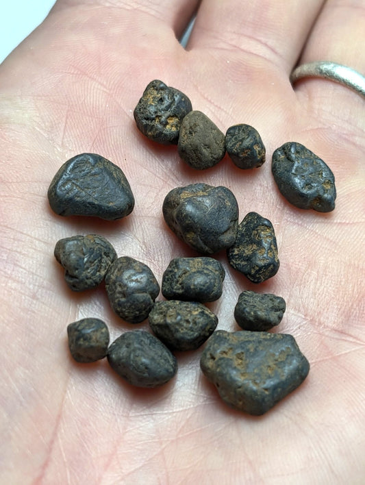 Very Rare, Placer Rutile, Arkansas, Magnet Cove, Old Stock,ex Delinde, set of 15