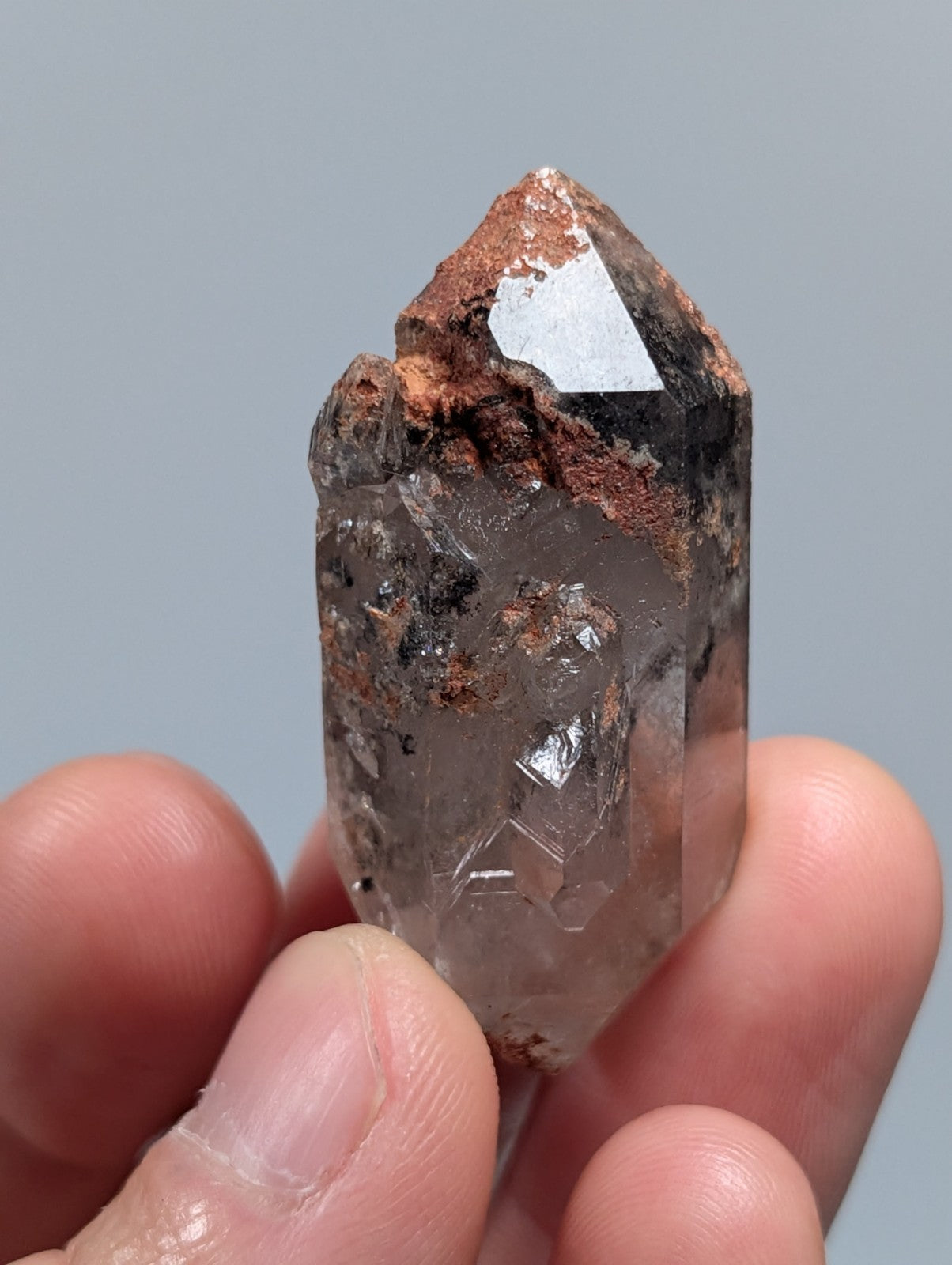 Phantom Quartz, Unique Old Stock, Montgomery County, Arkansas, Double Terminated