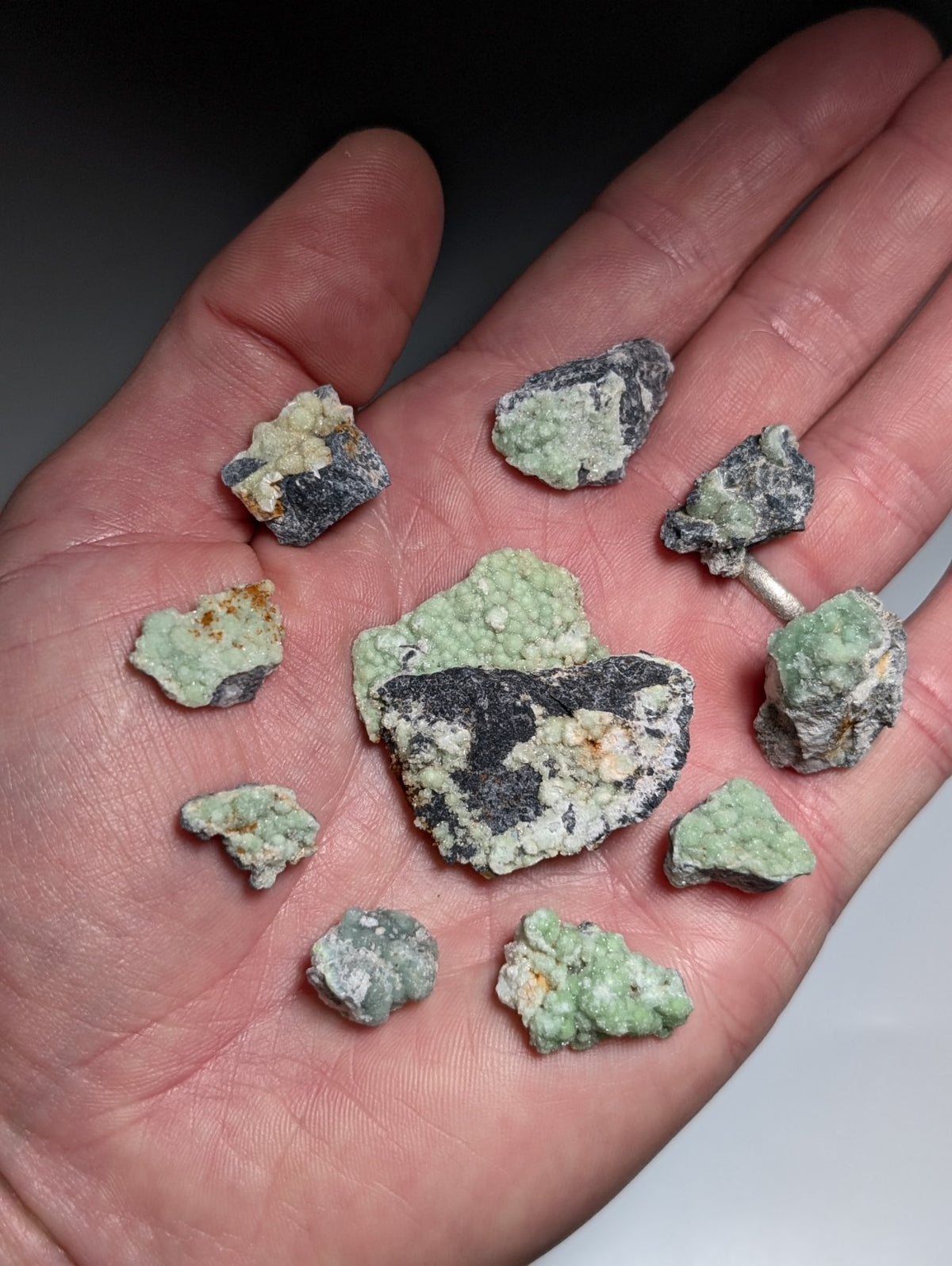 Set of 10 Wavellites - Fantastic Old Stock - Mauldin Mountain, Arkansas, ooak