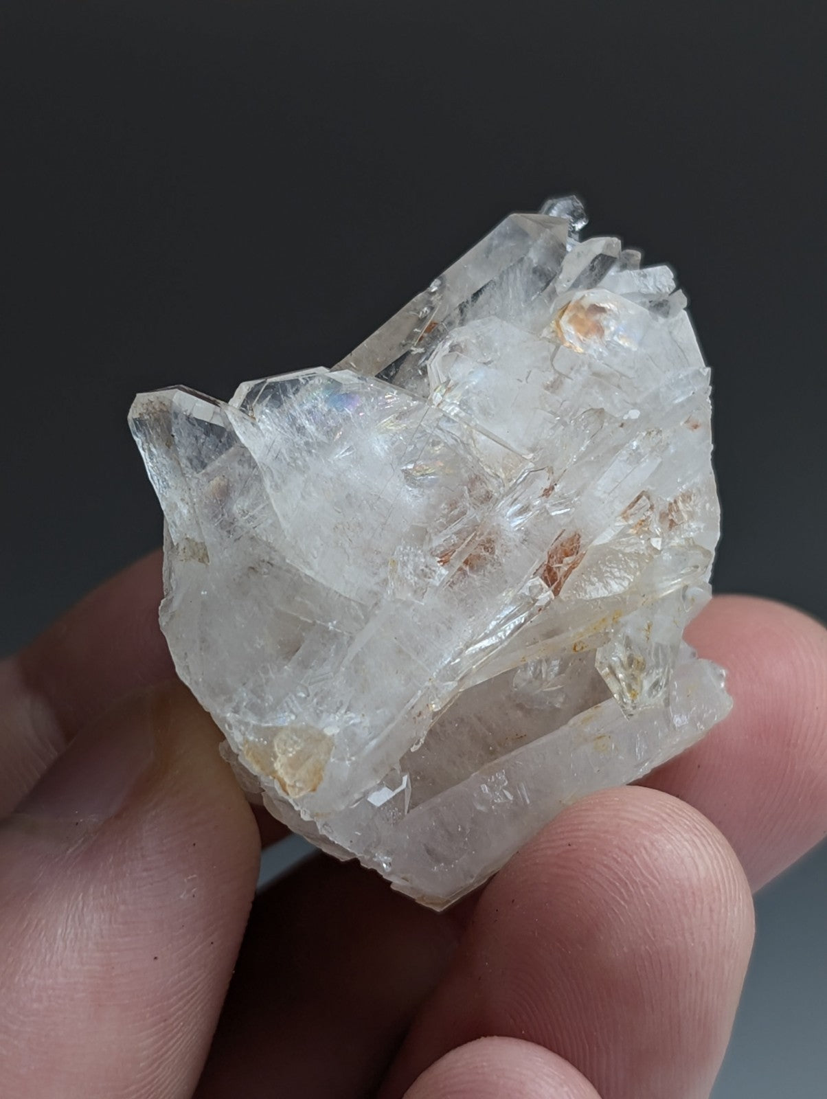 Faden Quartz Crystal, Unique, from Montgomery County, Arkansas, USA