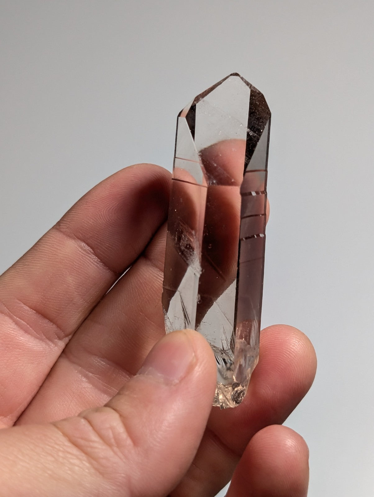 Natural Smoky Quartz Crystal w/ Very unique inclusions, Garland County, Arkansas