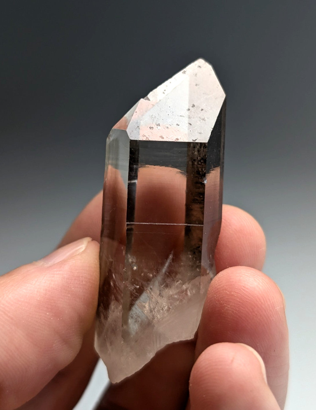 Natural Smoky Quartz Crystal w/ Very unique inclusions, Garland County, Arkansas