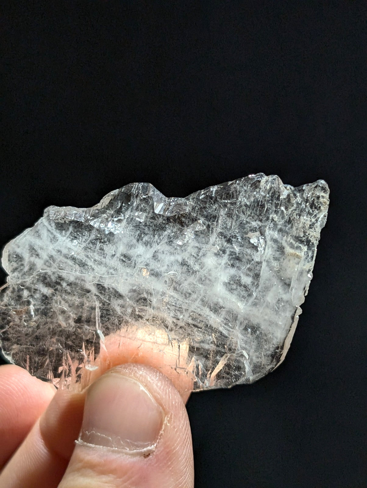 Faden Sheet Quartz Crystal Point, Old Stock, Garland County, Arkansas