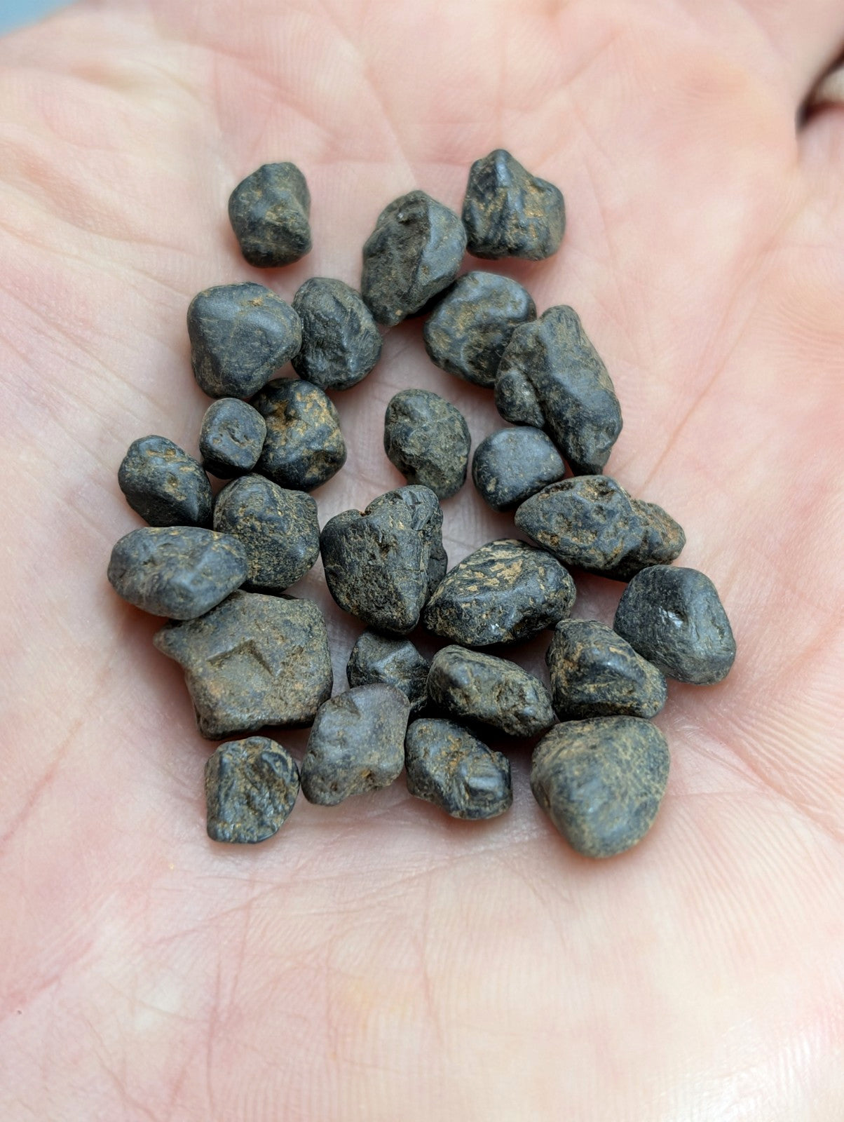 Very Rare, Placer Rutile, Arkansas, Magnet Cove, Old Stock,ex Delinde, set of 26