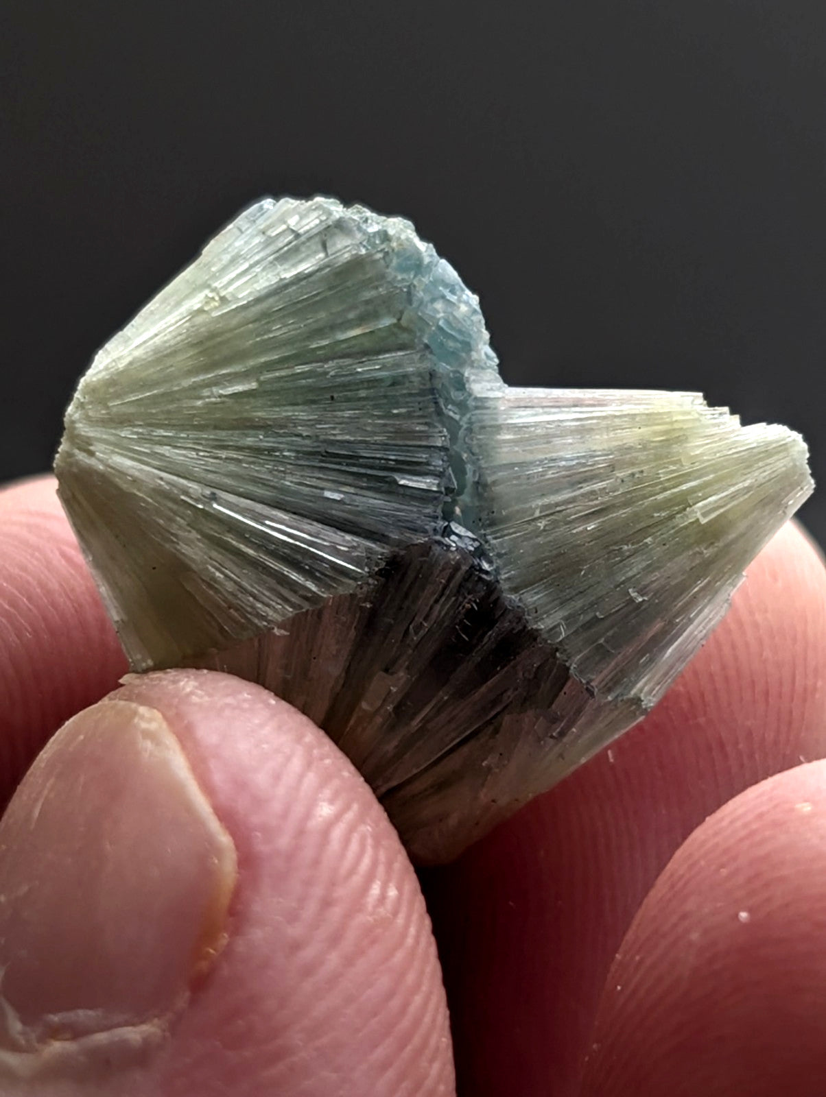 Unique Wavellite  - Old Stock - Delinde Mine, 1960s - Garland County, Arkansas