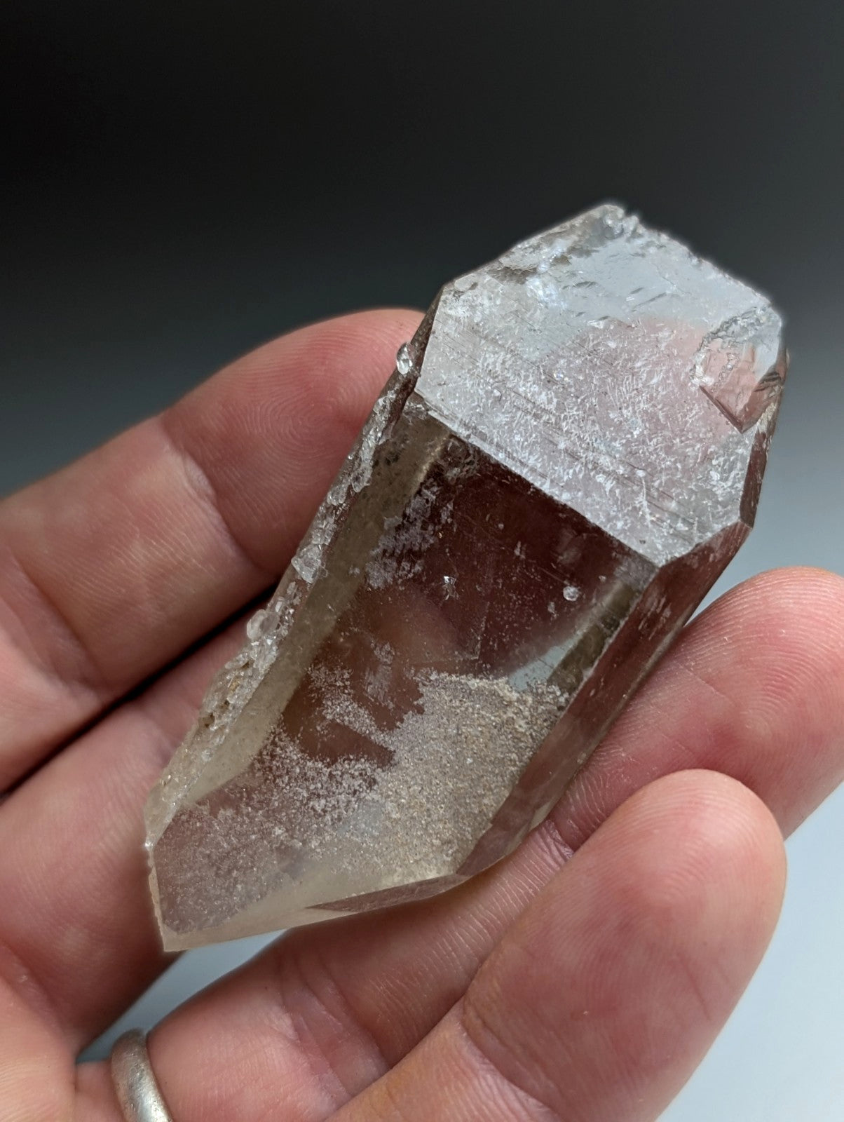 Natural Smoky Quartz Crystal w/ Very unique inclusions, Garland County, Arkansas