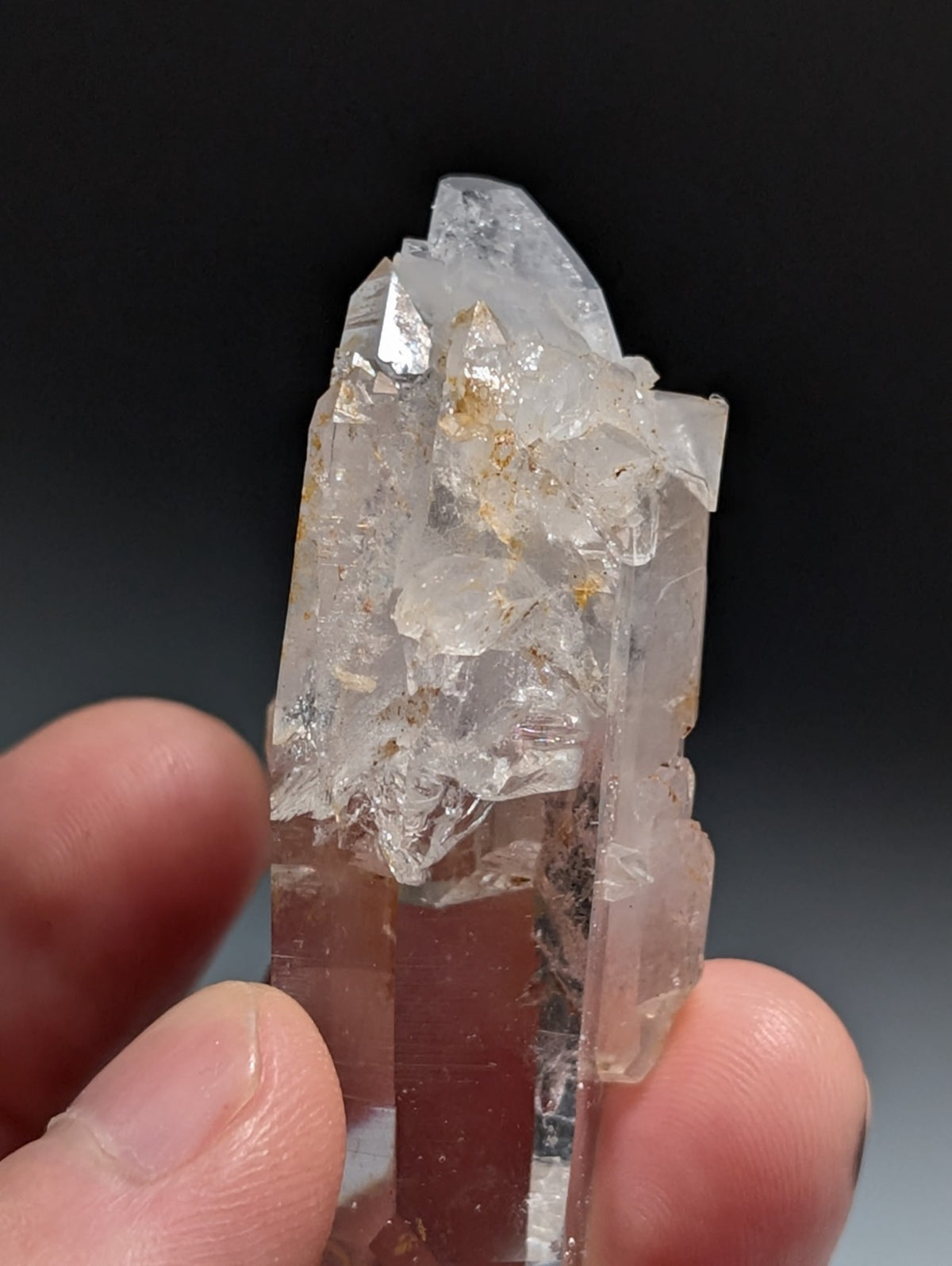 A+ Quartz Crystal Oddity w/ "Heart", Double Terminated, Garland County, Arkansas