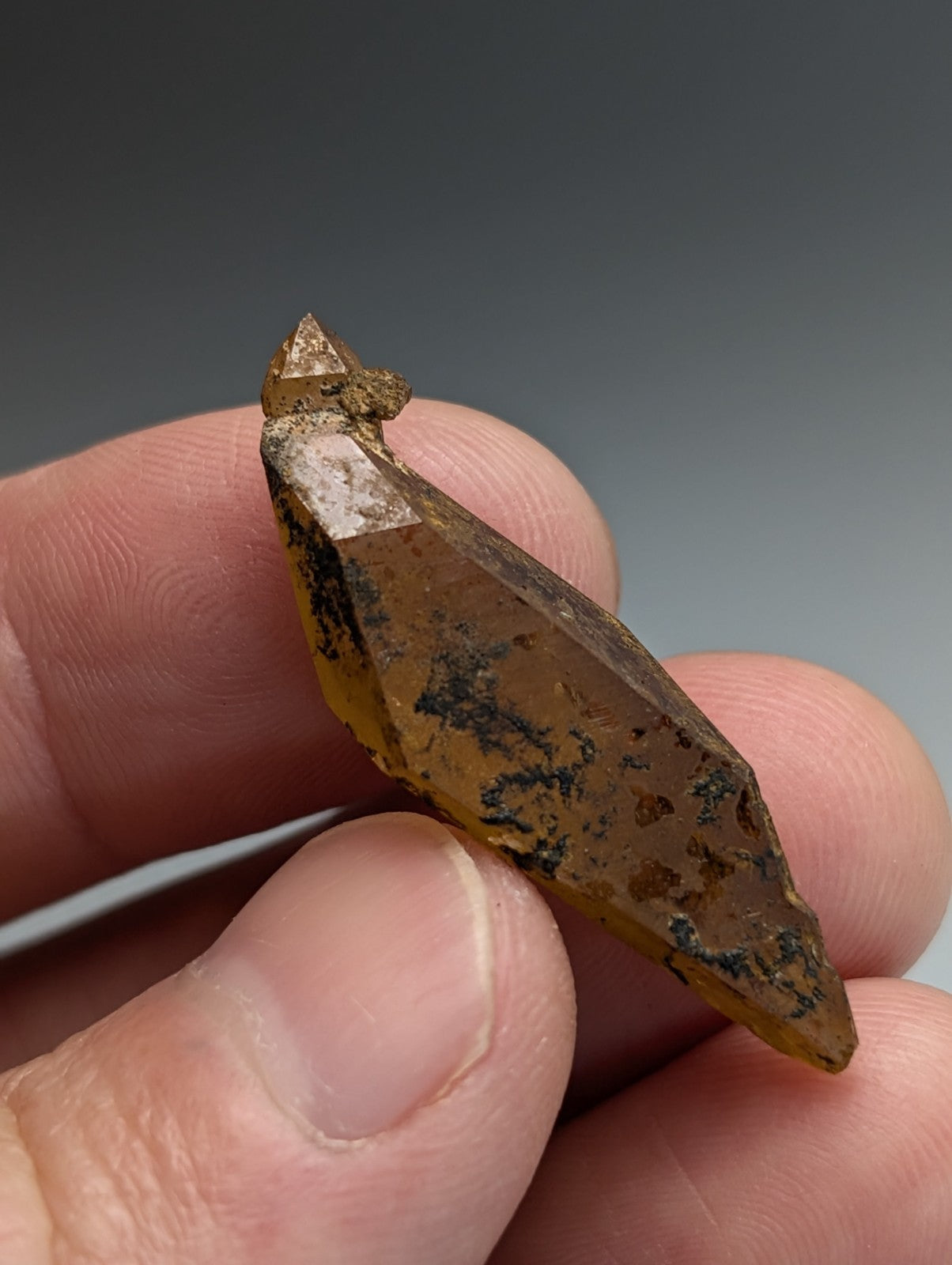 Unique Quartz Crystal Point, Double Terminated, Garland County, Arkansas, USA