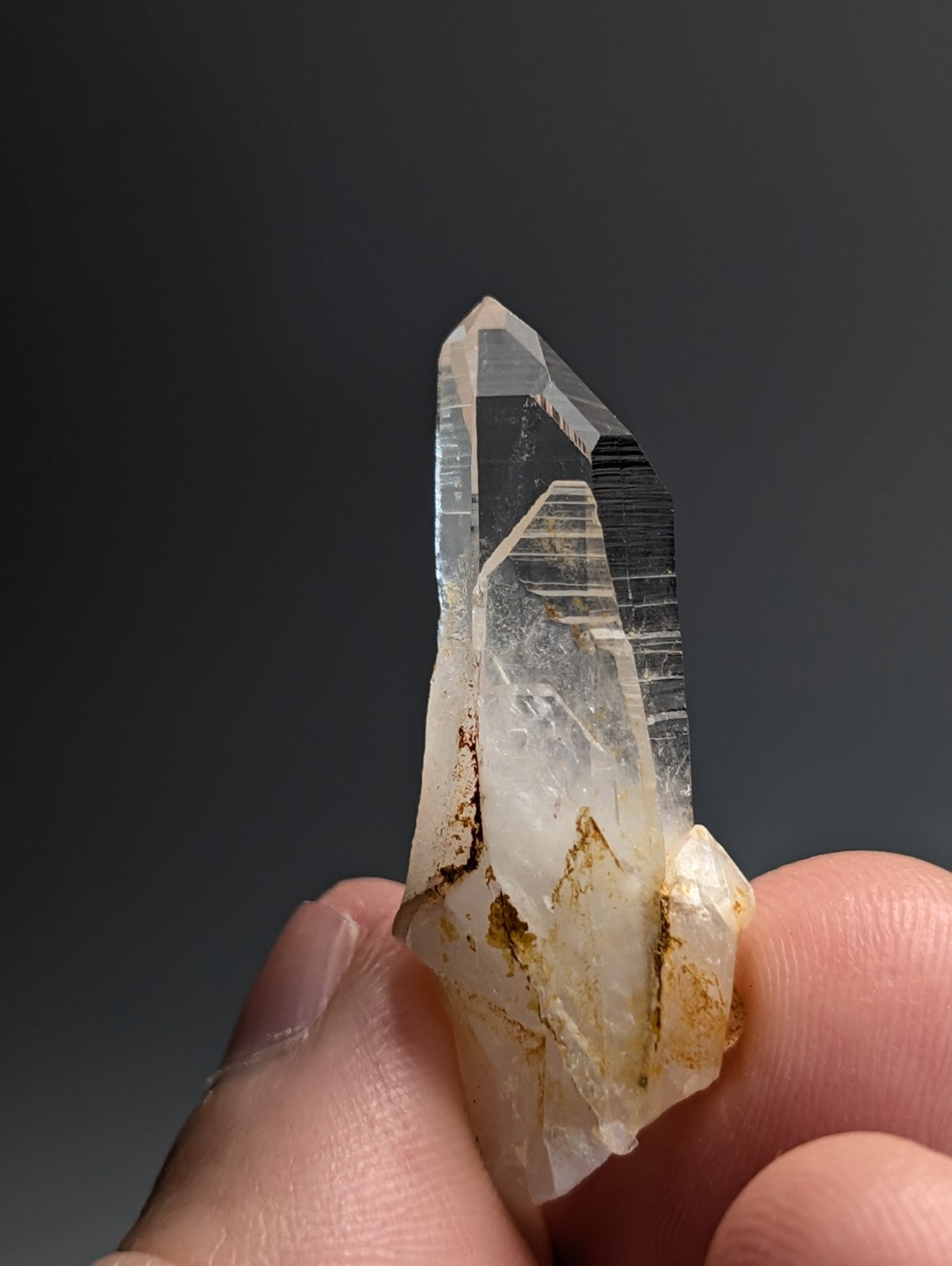 VERY Unique Quartz Crystal Point, Old Stock, Montgomery County, Arkansas, USA