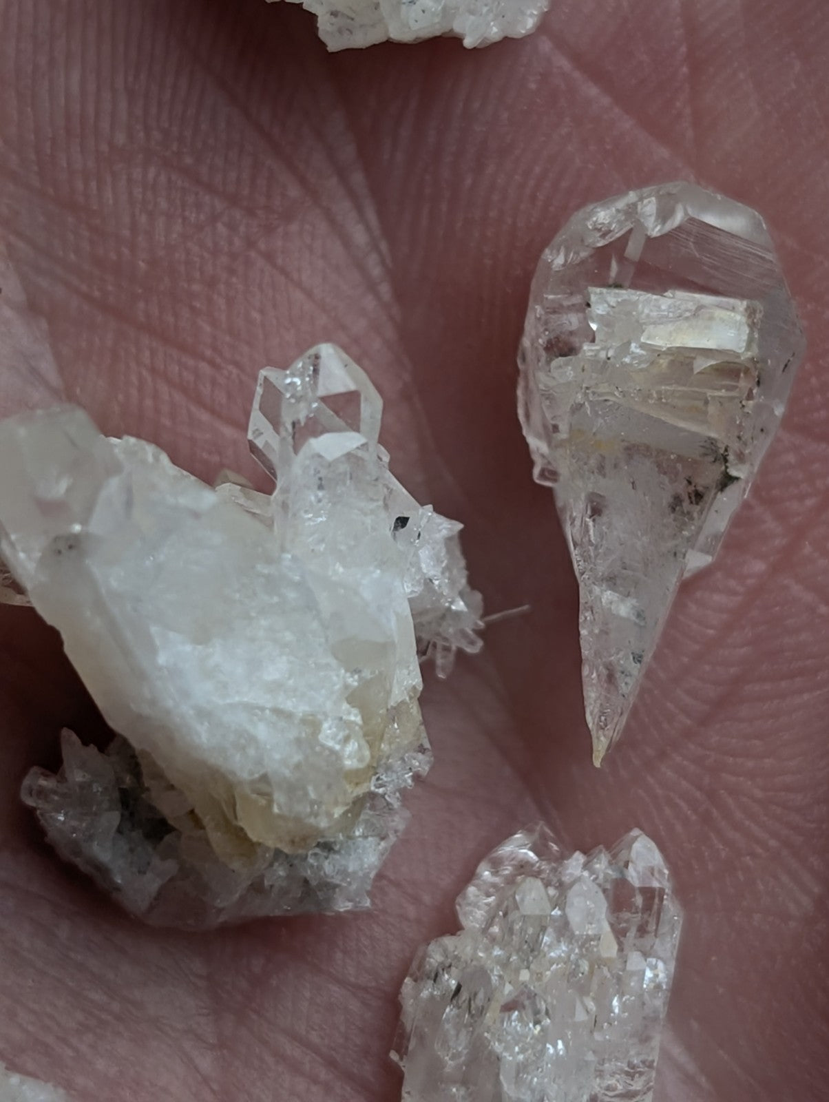 Small Solution Quartz + Cookeite, OOAK Set of x10, Saline County, Arkansas