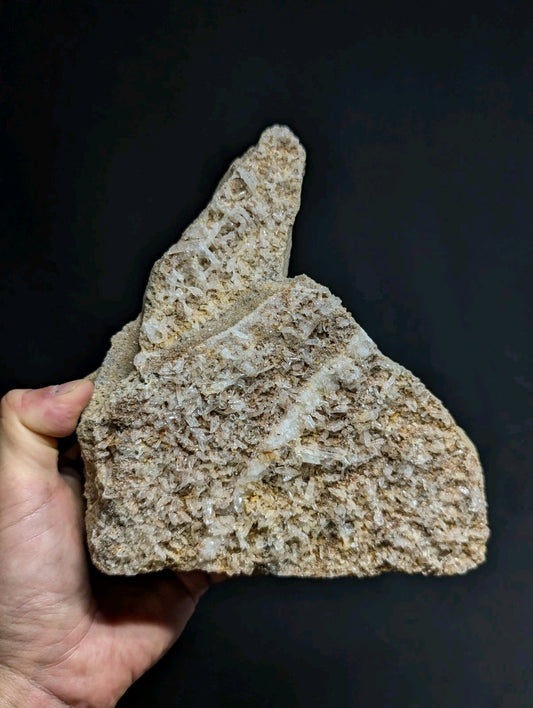 Large Faden Quartz Crystal Cluster, Old Stock, Montgomery County, Arkansas, ooak