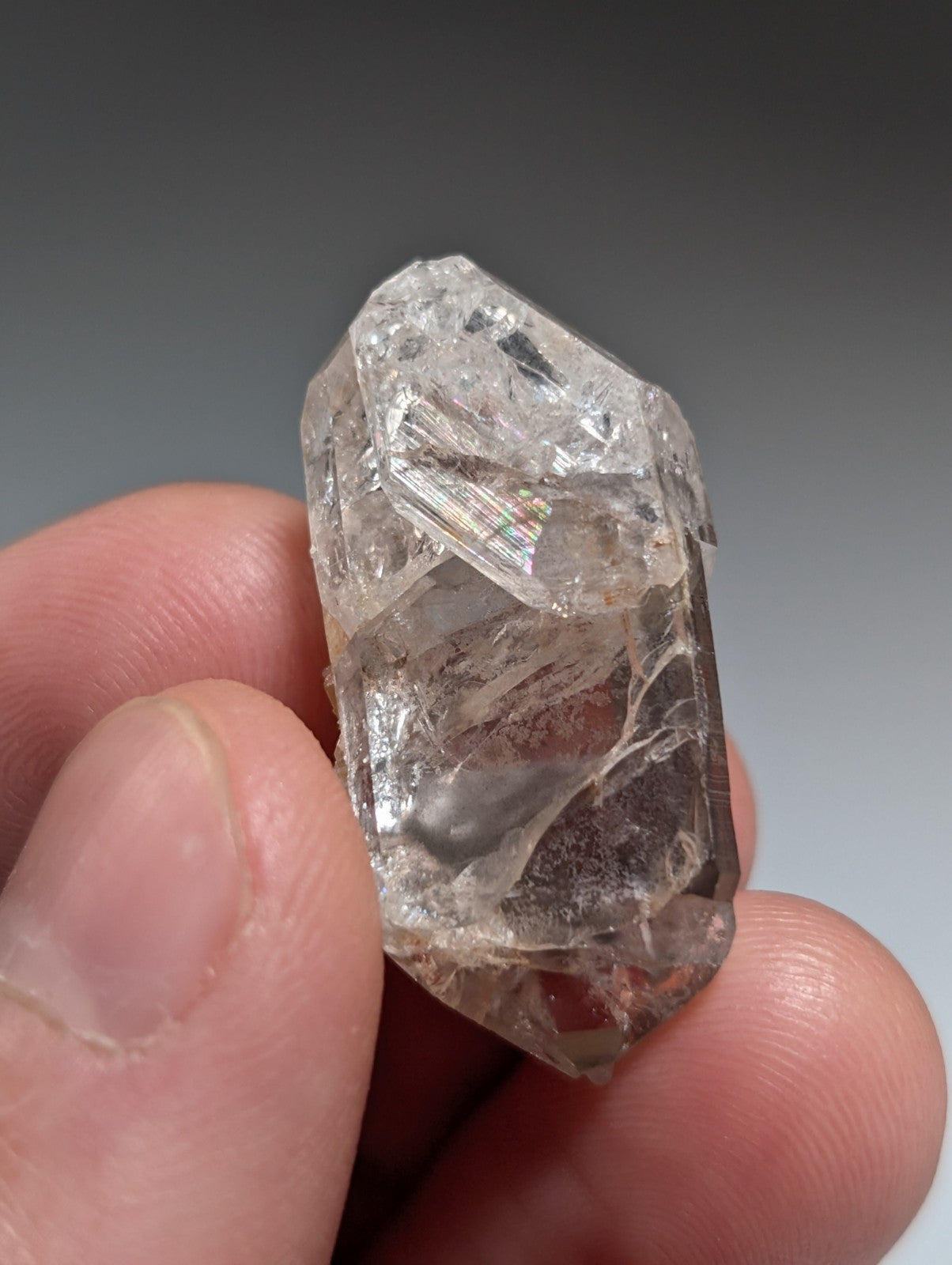 Phantom Quartz Crystal Point, Double Terminated, Garland County, Arkansas, USA