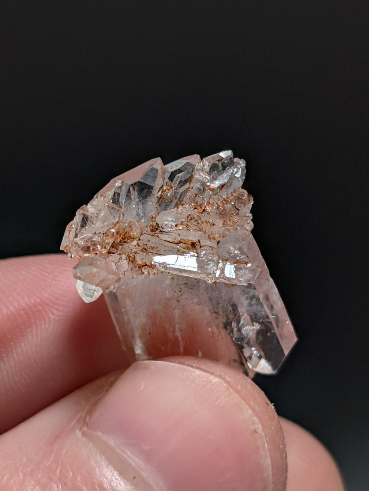Unique Quartz Crystal Oddity, Double Terminated, Montgomery County, Arkansas