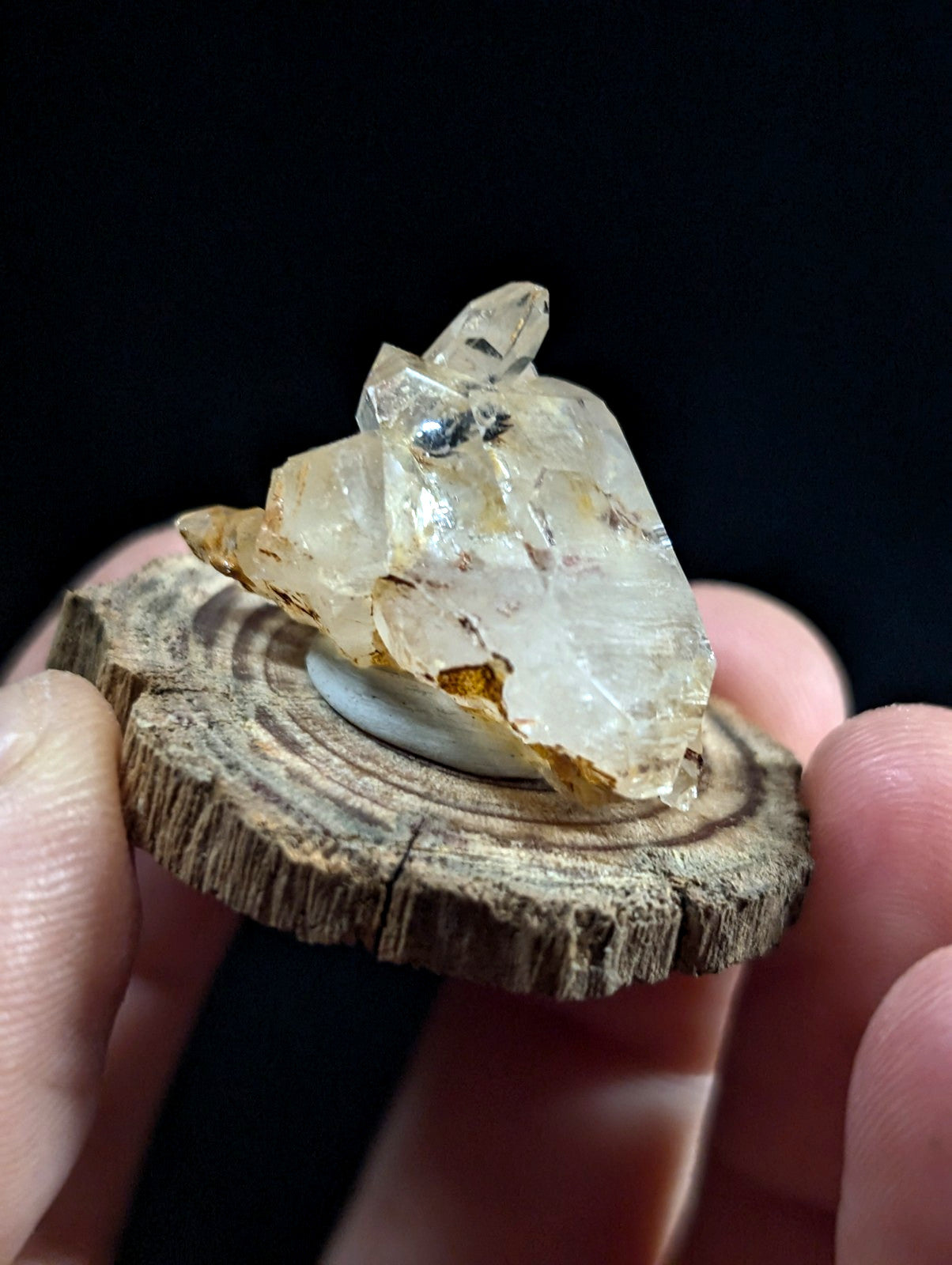 A+ Unique Quartz Crystal Cluster, Montgomery County, Arkansas, w/ base