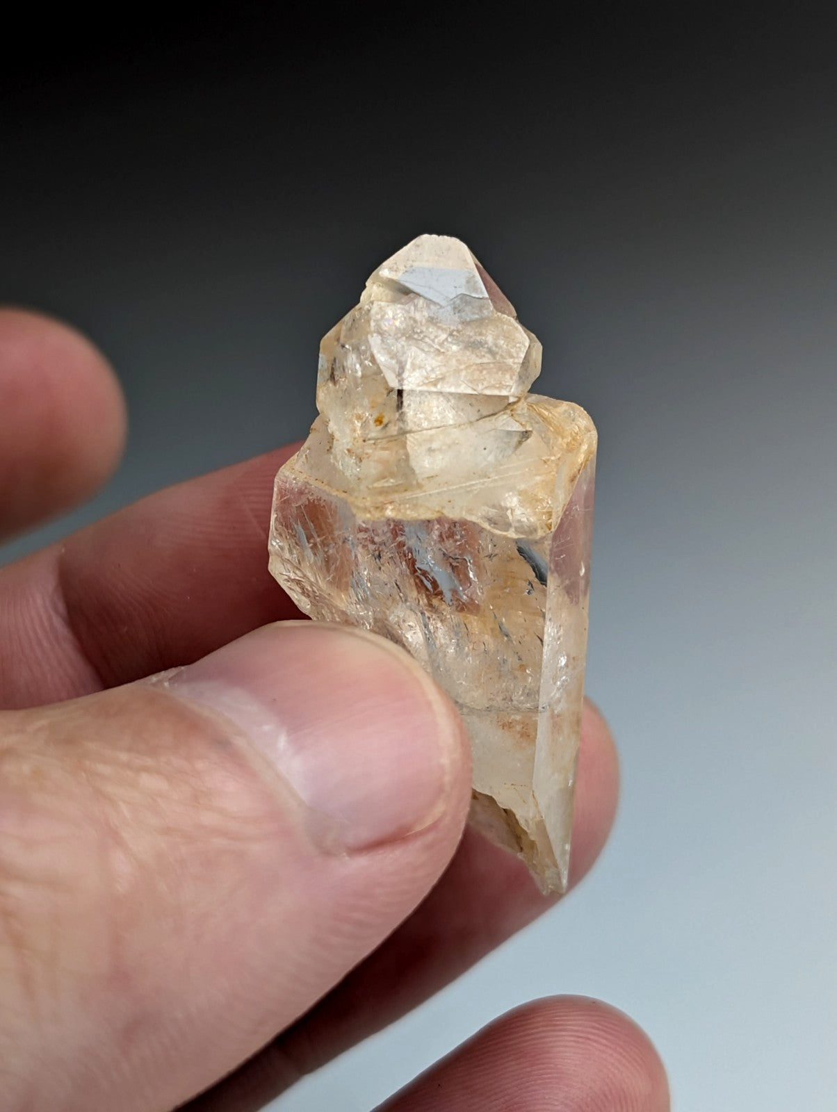 VERY Unique Quartz Crystal Point, Old Stock, Montgomery County, Arkansas, USA
