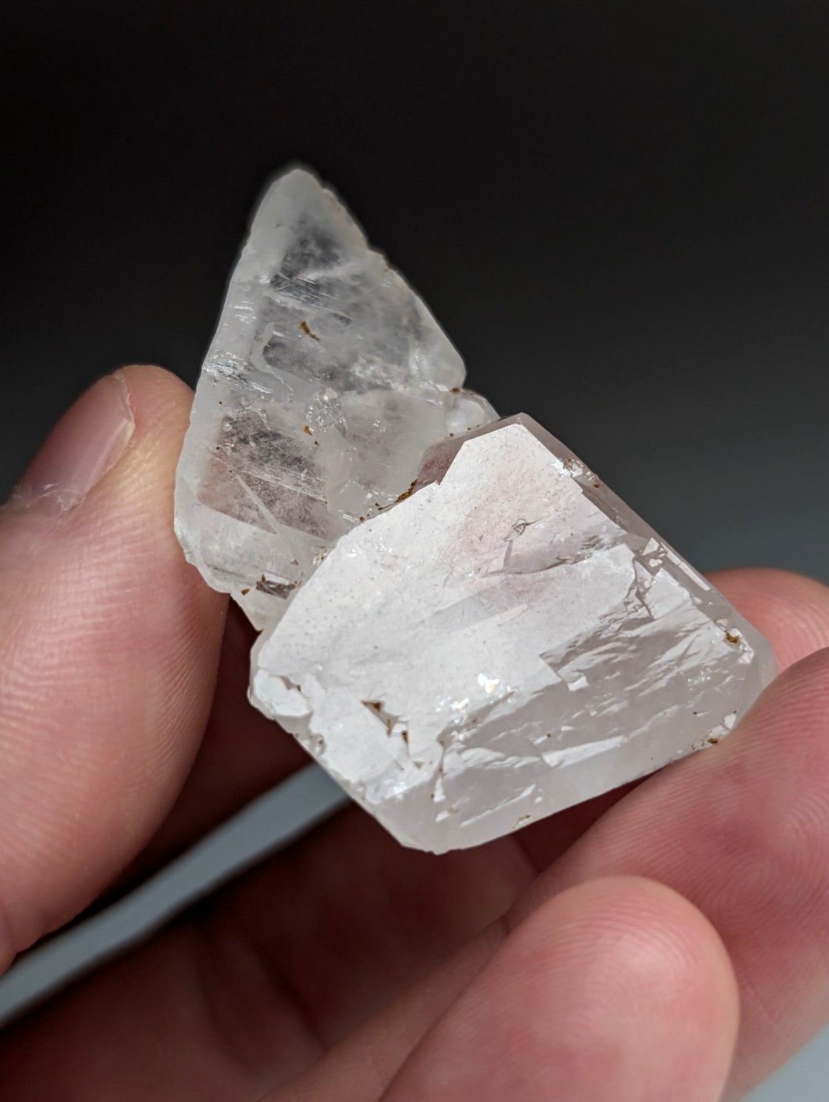 Unique Quartz Crystal "Floater" Point, Old Stock, Montgomery County, Arkansas