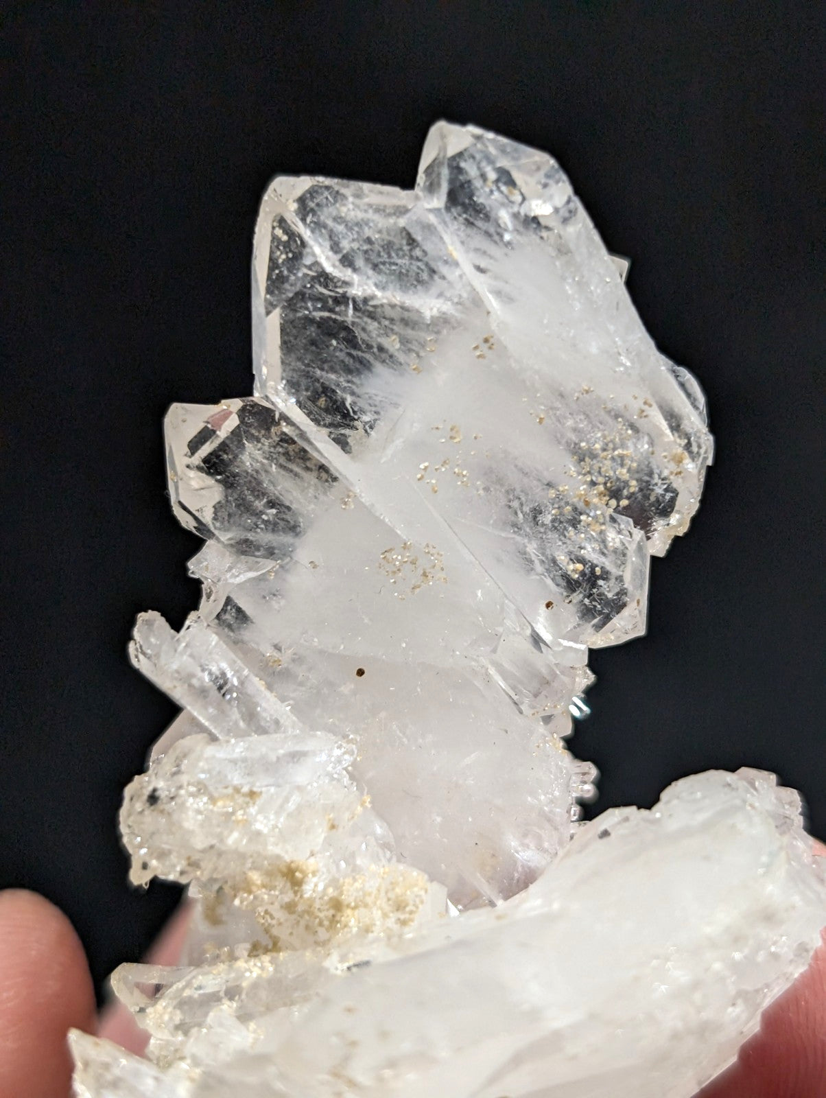 Faden Solution Quartz w/ UV Reactive Cookeite, Jeffrey Quarry, Arkansas, Rare