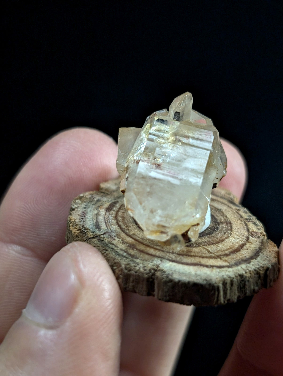 A+ Unique Quartz Crystal Cluster, Montgomery County, Arkansas, w/ base