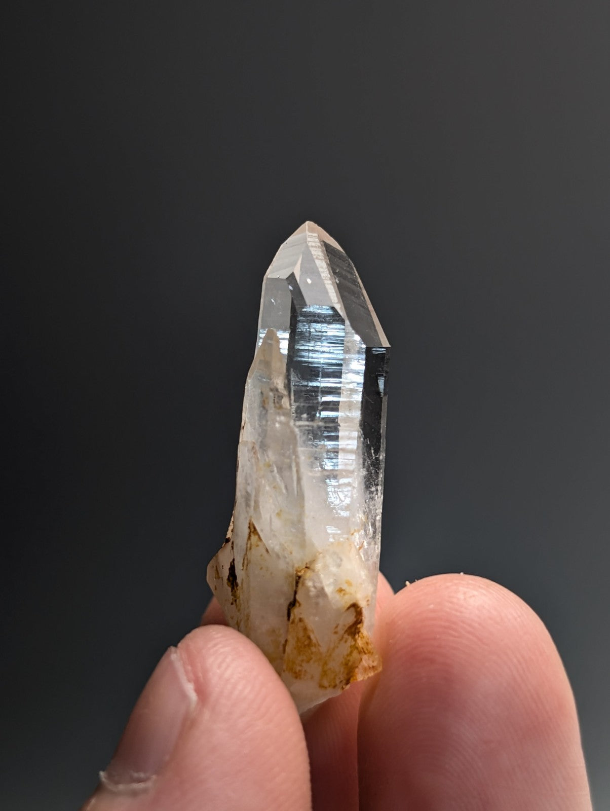VERY Unique Quartz Crystal Point, Old Stock, Montgomery County, Arkansas, USA