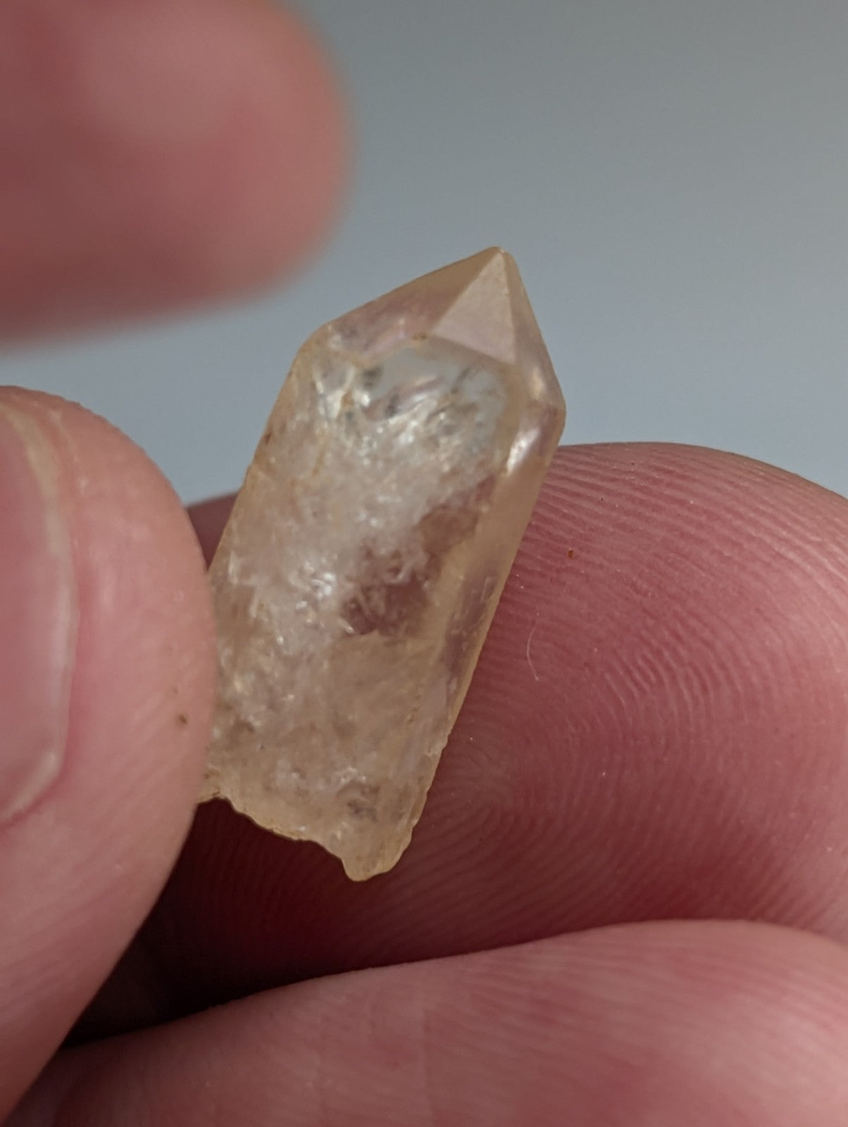 Set of 12 Arkansas Quartz Crystals, Natural Iridescence, Unique & OOAK, A+