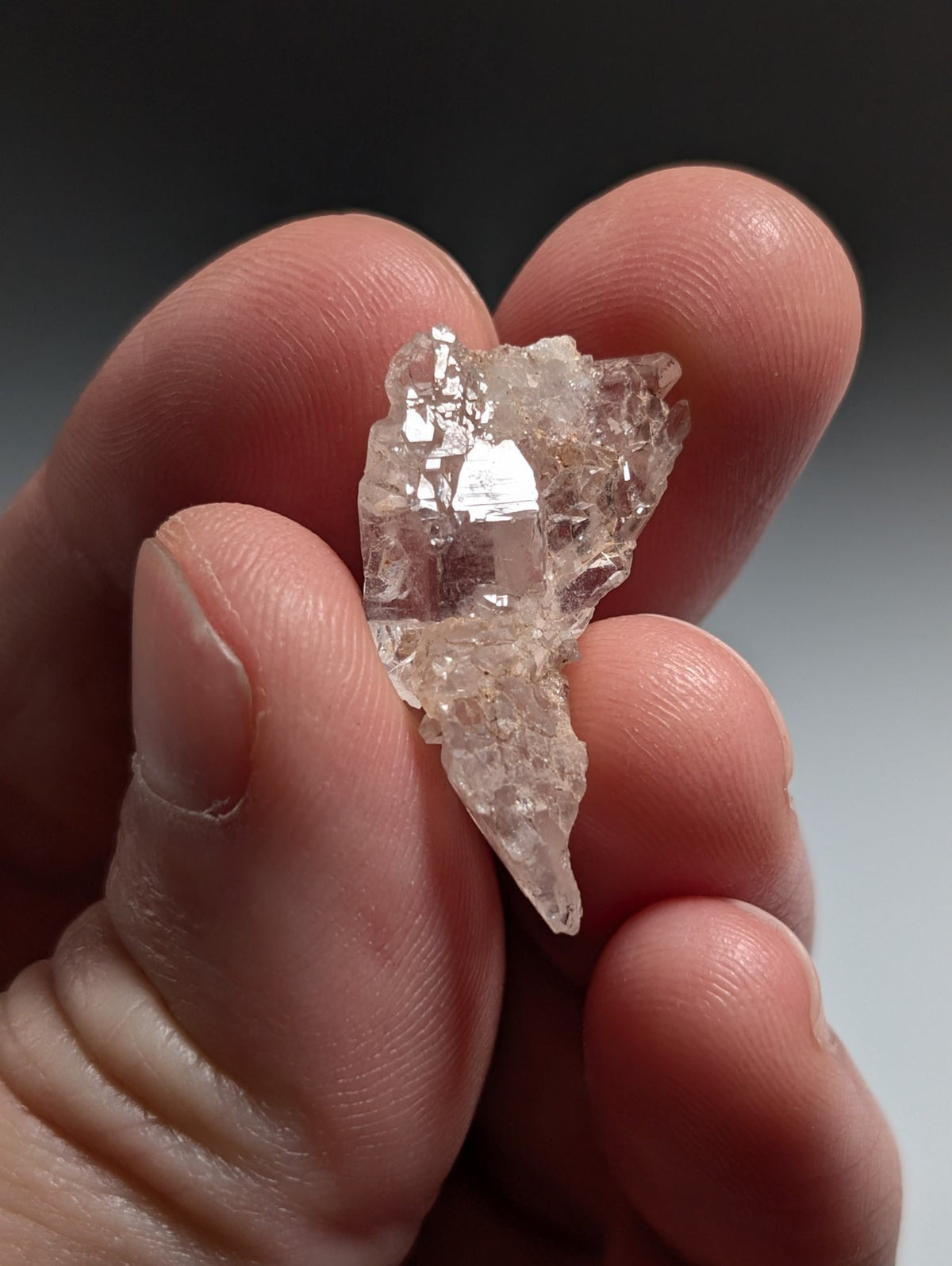 Set of 3 Arkansas Quartz Crystals (Fadens, etc) Montgomery County, Unique & OOAK