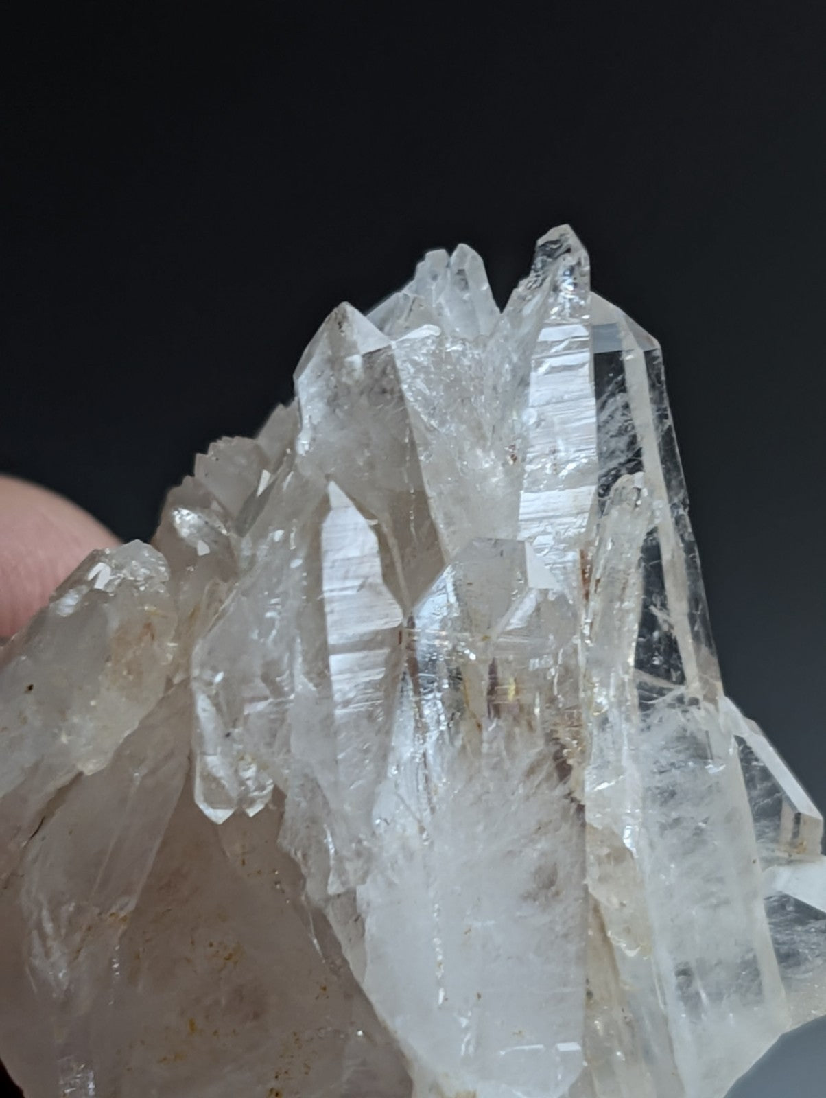 Faden Quartz Crystal, Unique, from Montgomery County, Arkansas, USA