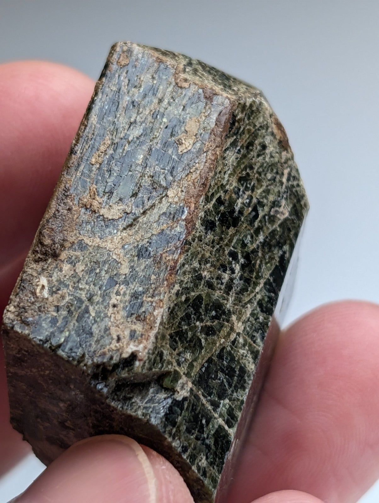 Diopside  (Ex Henry Delinde Collection) Yates Mine, Quebec, Canada, 1977