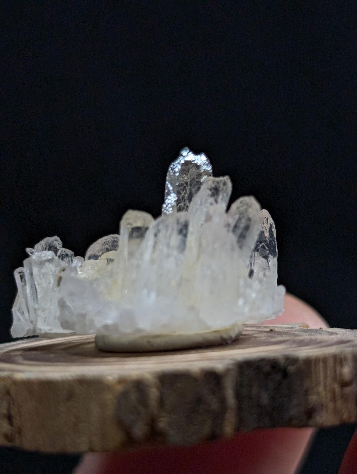 Solution Quartz Cluster w/ Cookeite, Jeffrey Quarry, North Little Rock, Arkansas