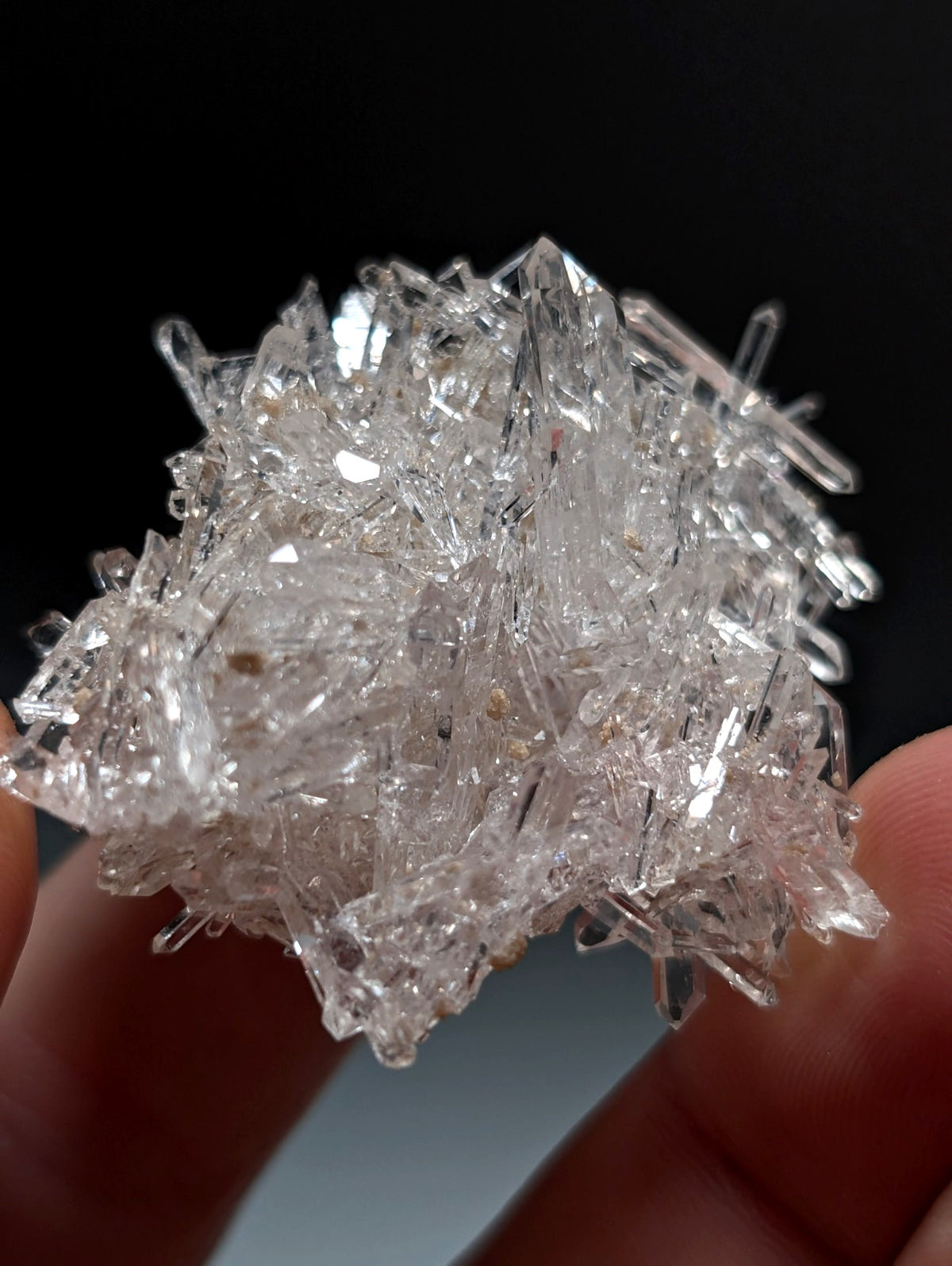A++ Solution Quartz Burr w/ UV Reactive Cookeite, Jeffrey Quarry, Arkansas, RARE