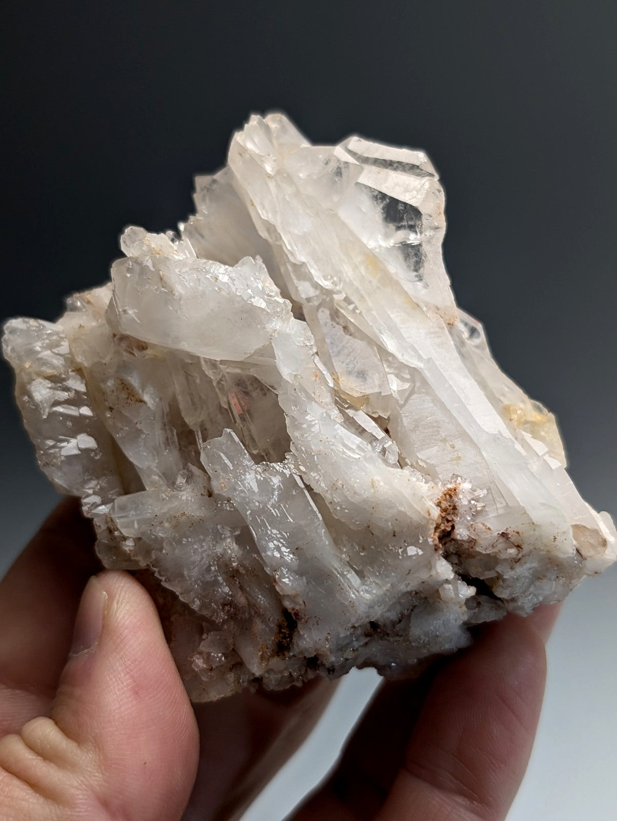 Unique Faden Quartz Crystal Cluster, Montgomery County, Arkansas, USA, A+